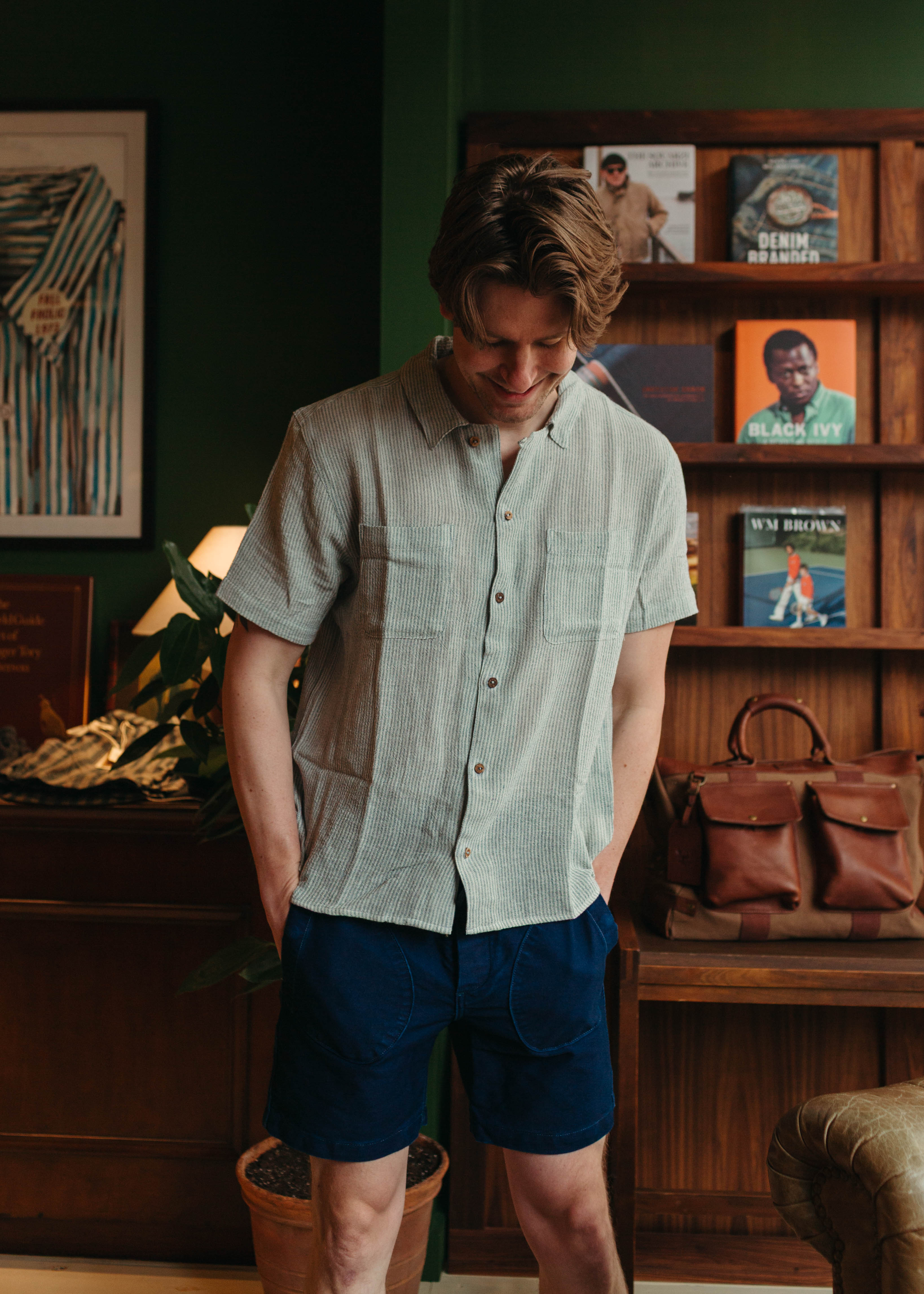 Freenote Cloth Premium Indigo Deck Shorts
