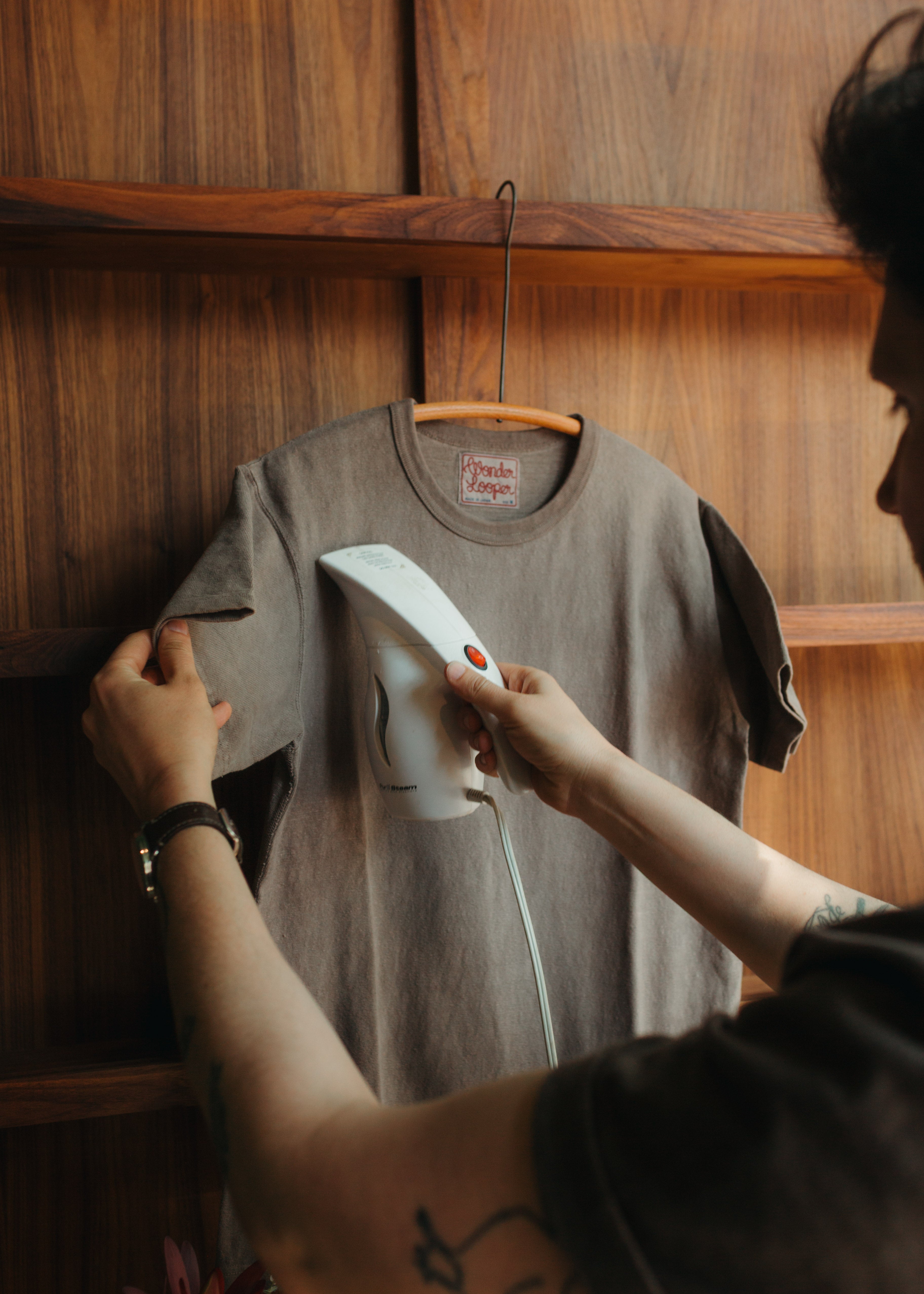 Amami ELS Recycled Cotton Slub Tee in Sharinbai + Doro Max