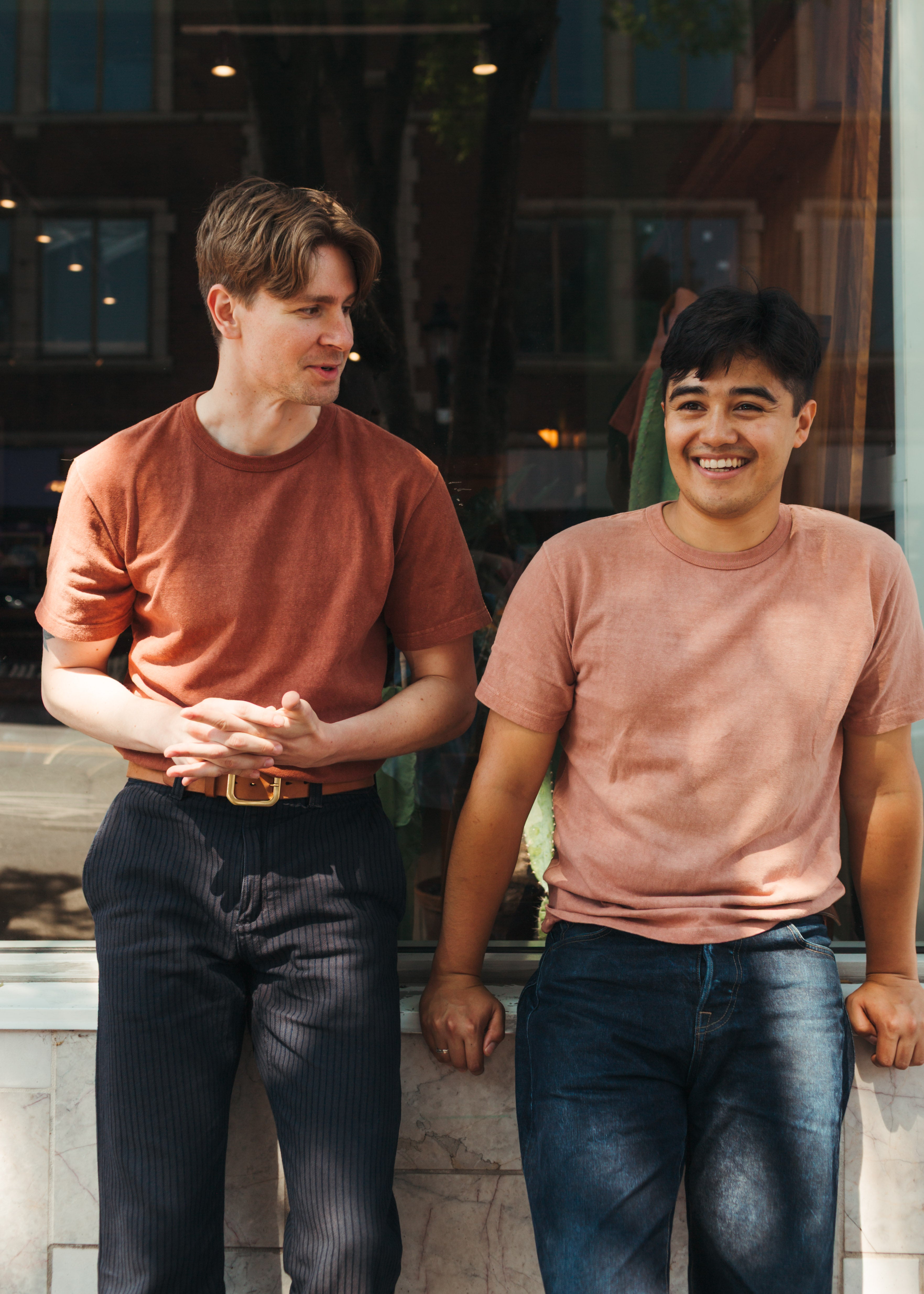 Amami ELS Recycled Cotton Slub Tee in Sharinbai + Doro