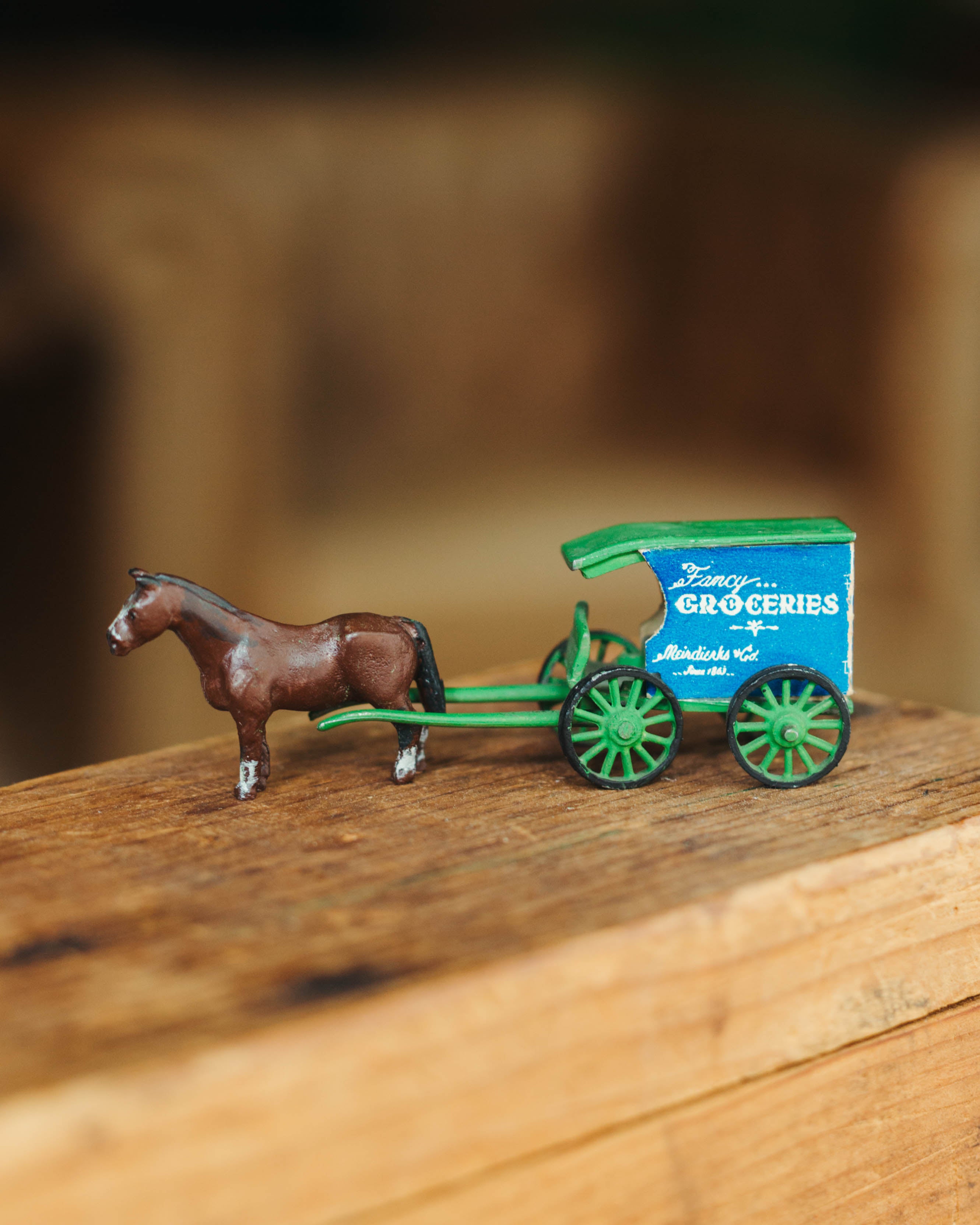 Fancy Groceries Horse & Buggy Chain Stitch Sweatshirt