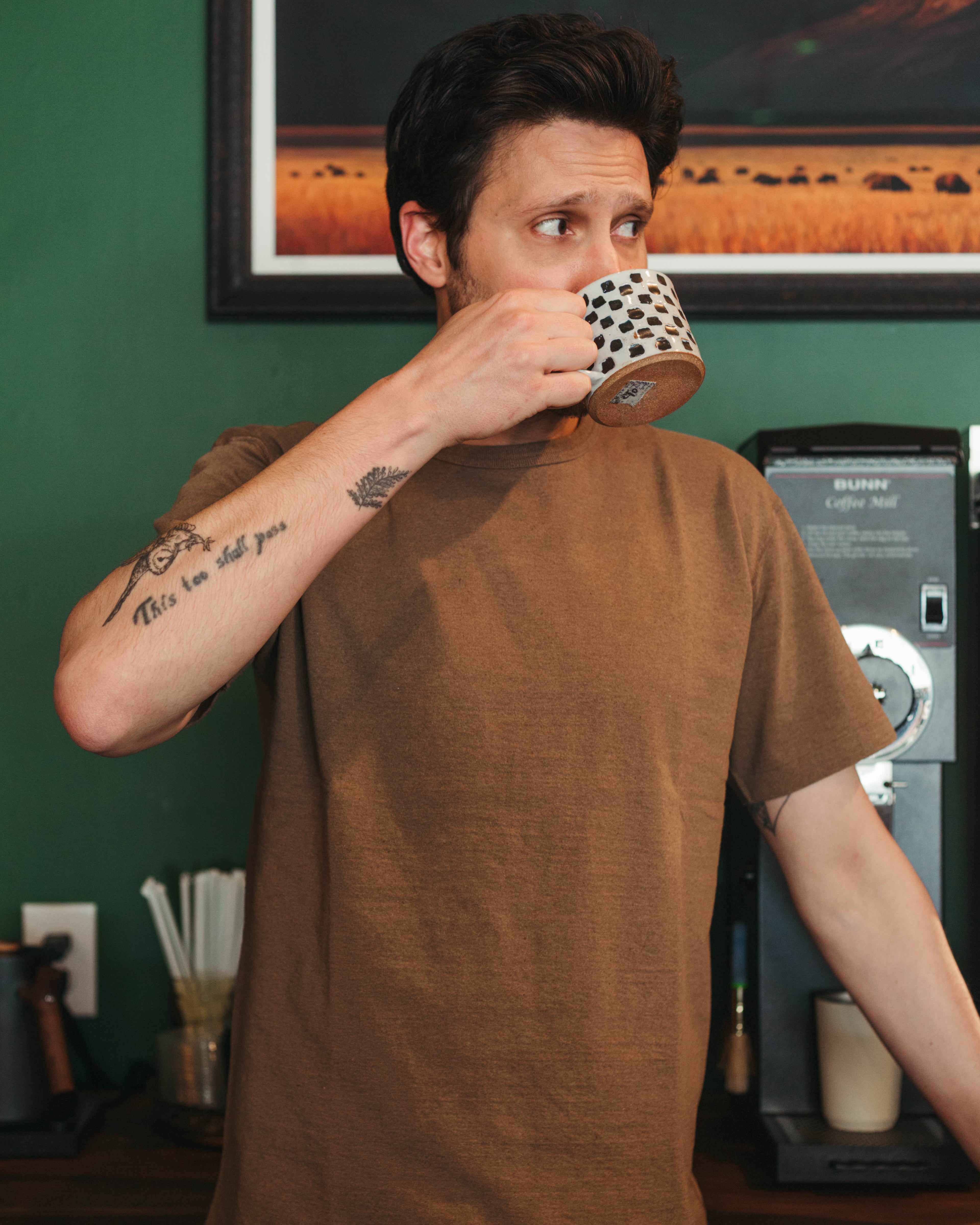 Wonder Looper Iron Mordant FoxFibre® Tee