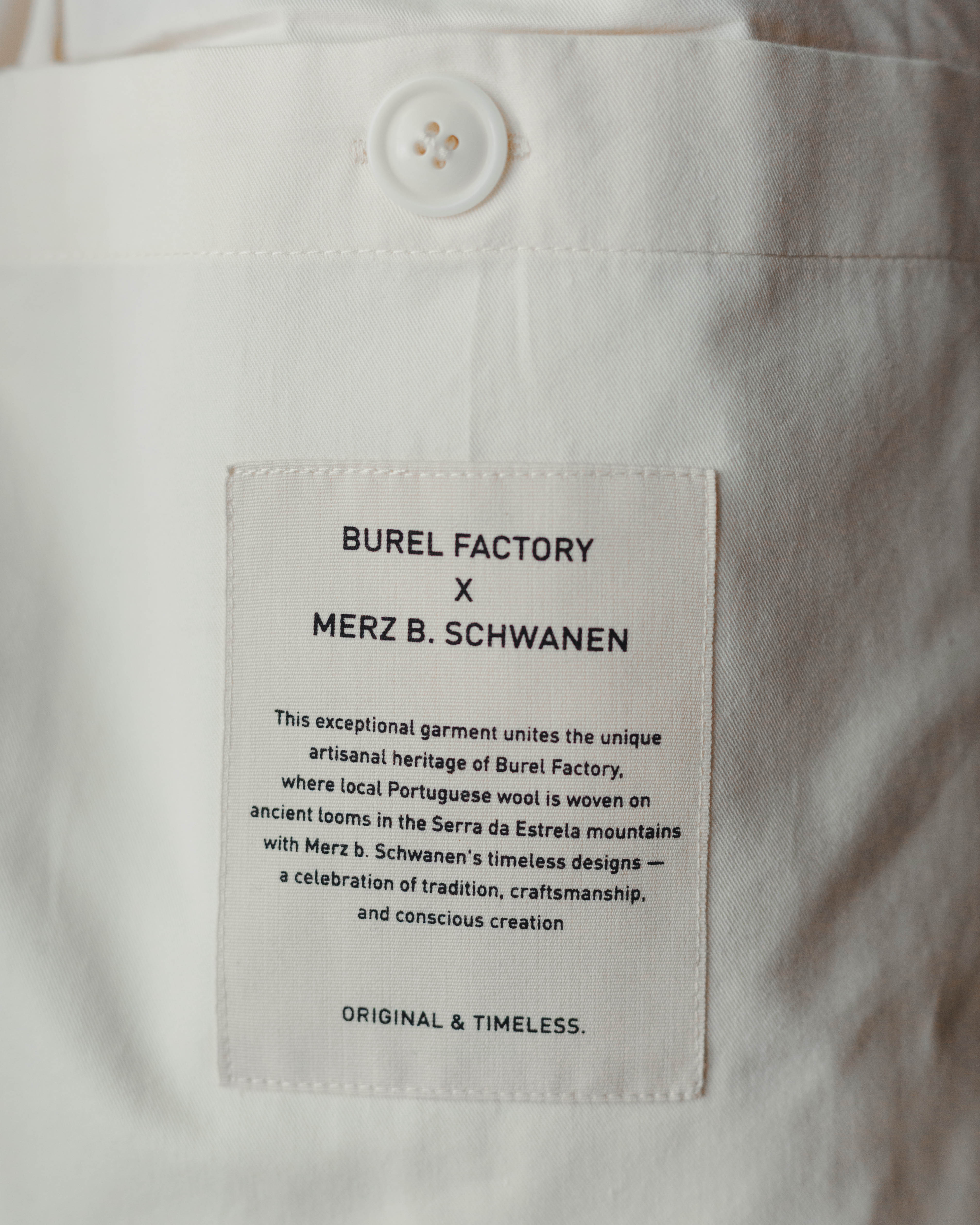 Merz B Schwanen Portuguese Wool Cropped Jacket