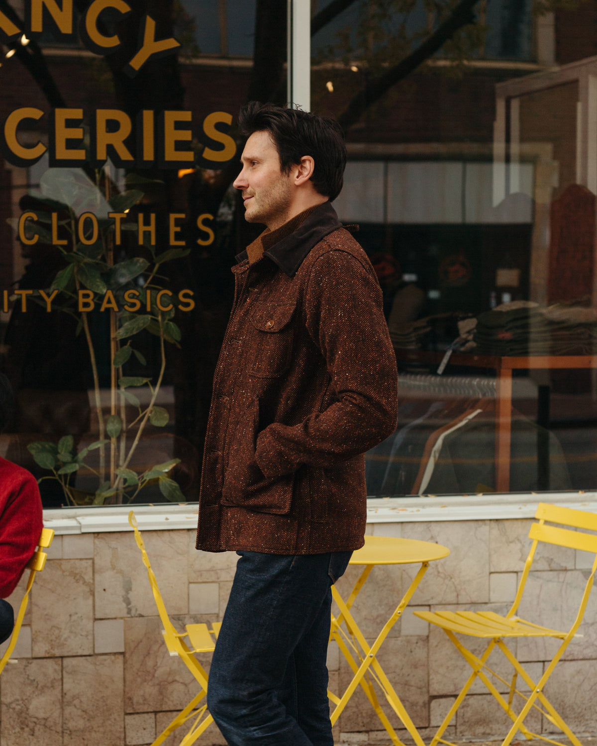Captain Santors Wool Hunting Jacket in Orange