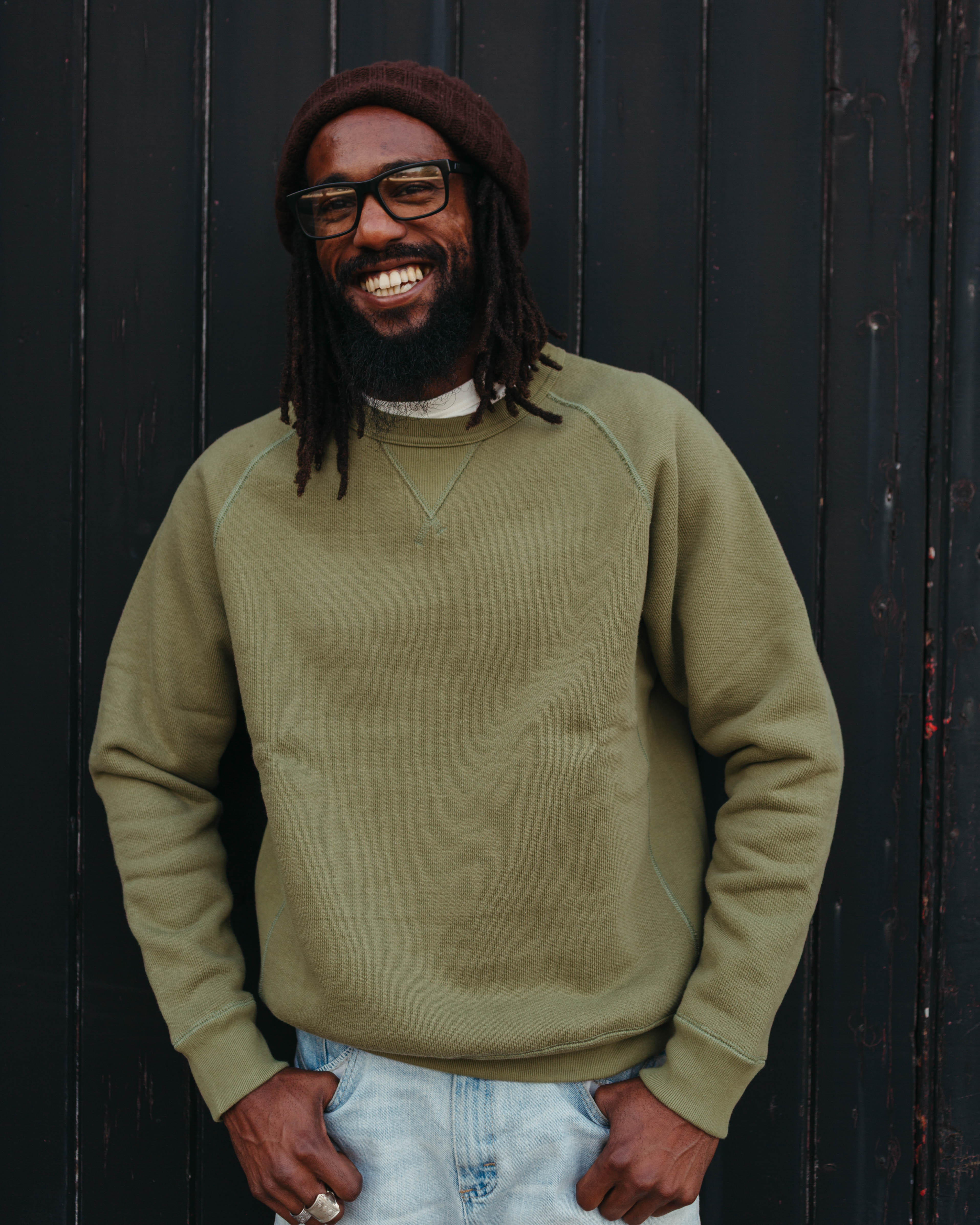 Wonder Looper Double Heavy Weight French Terry Crew Neck