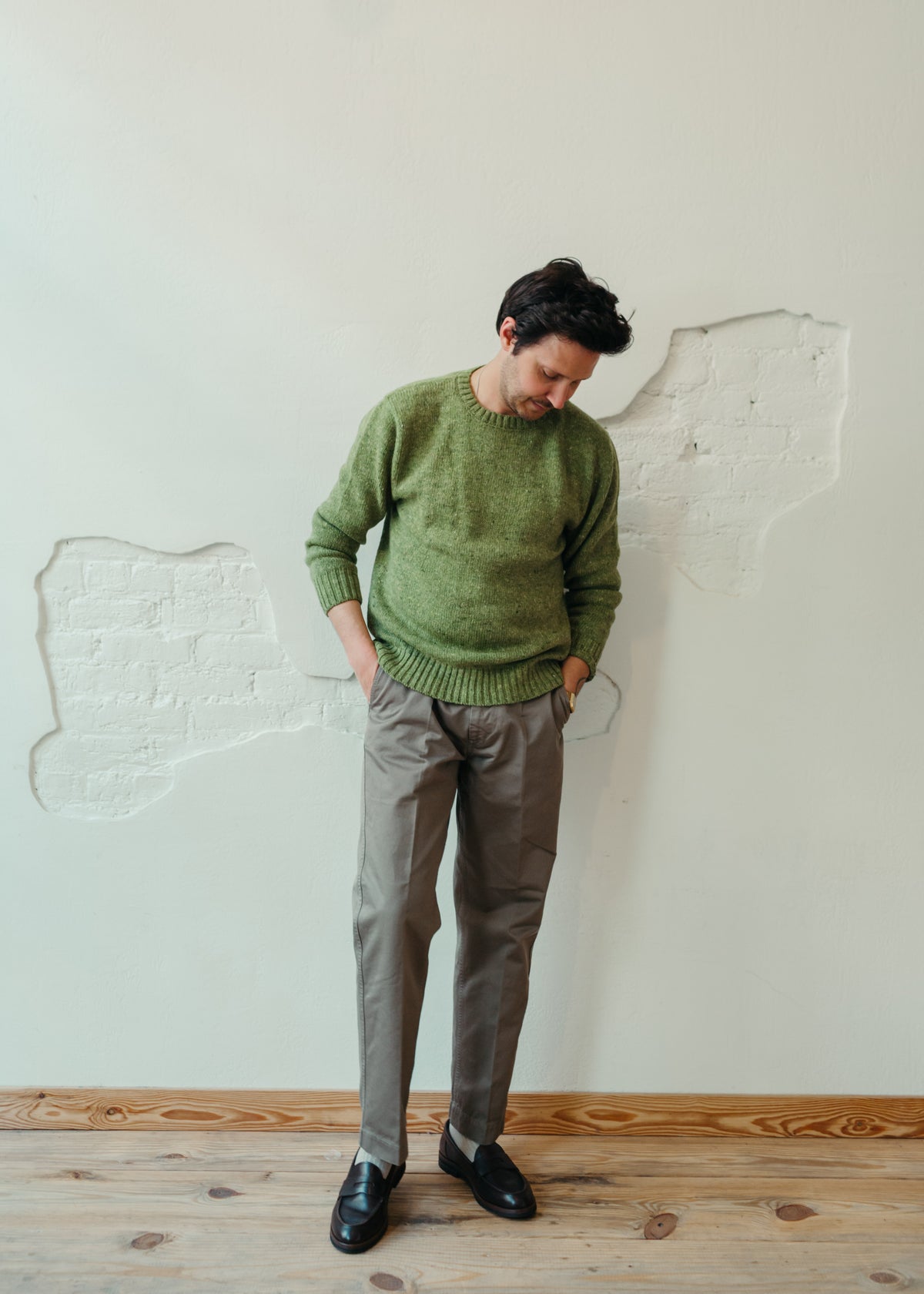 Knickerbocker Tapered TwillForm Pant in Dried Laurel