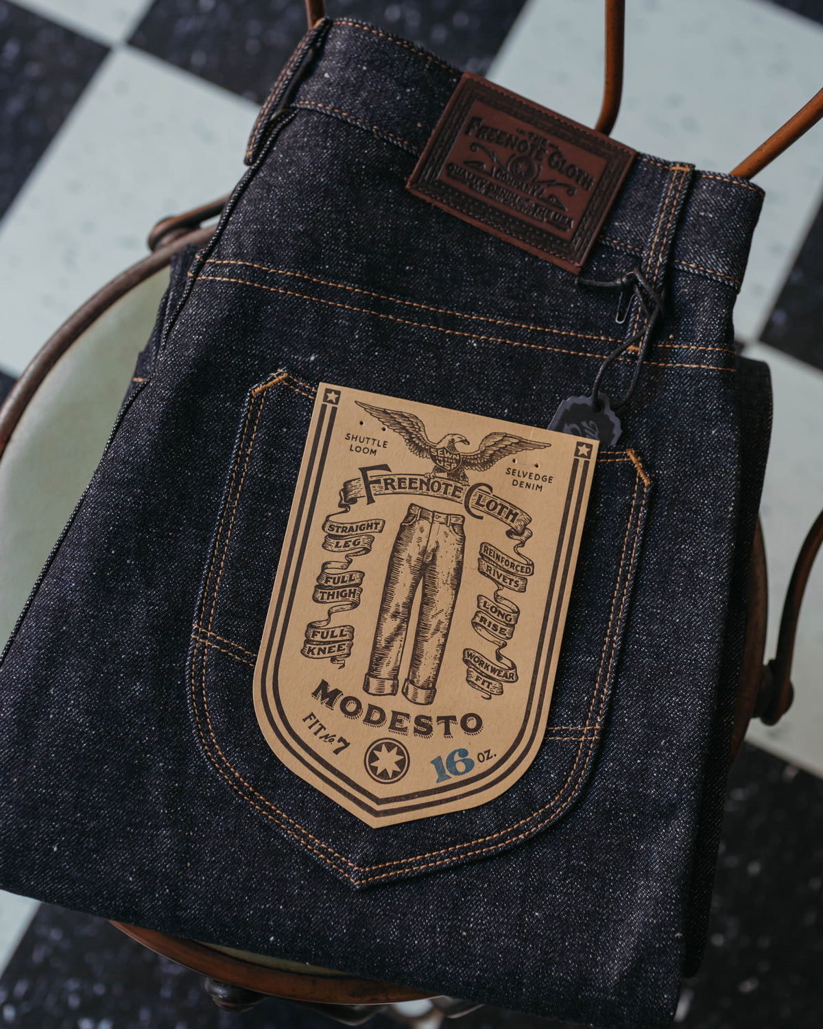 Freenote Cloth 16oz Denim in Modesto Fit