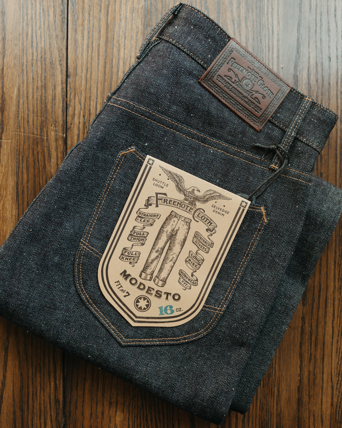 Freenote Cloth 16oz Denim in Modesto Fit