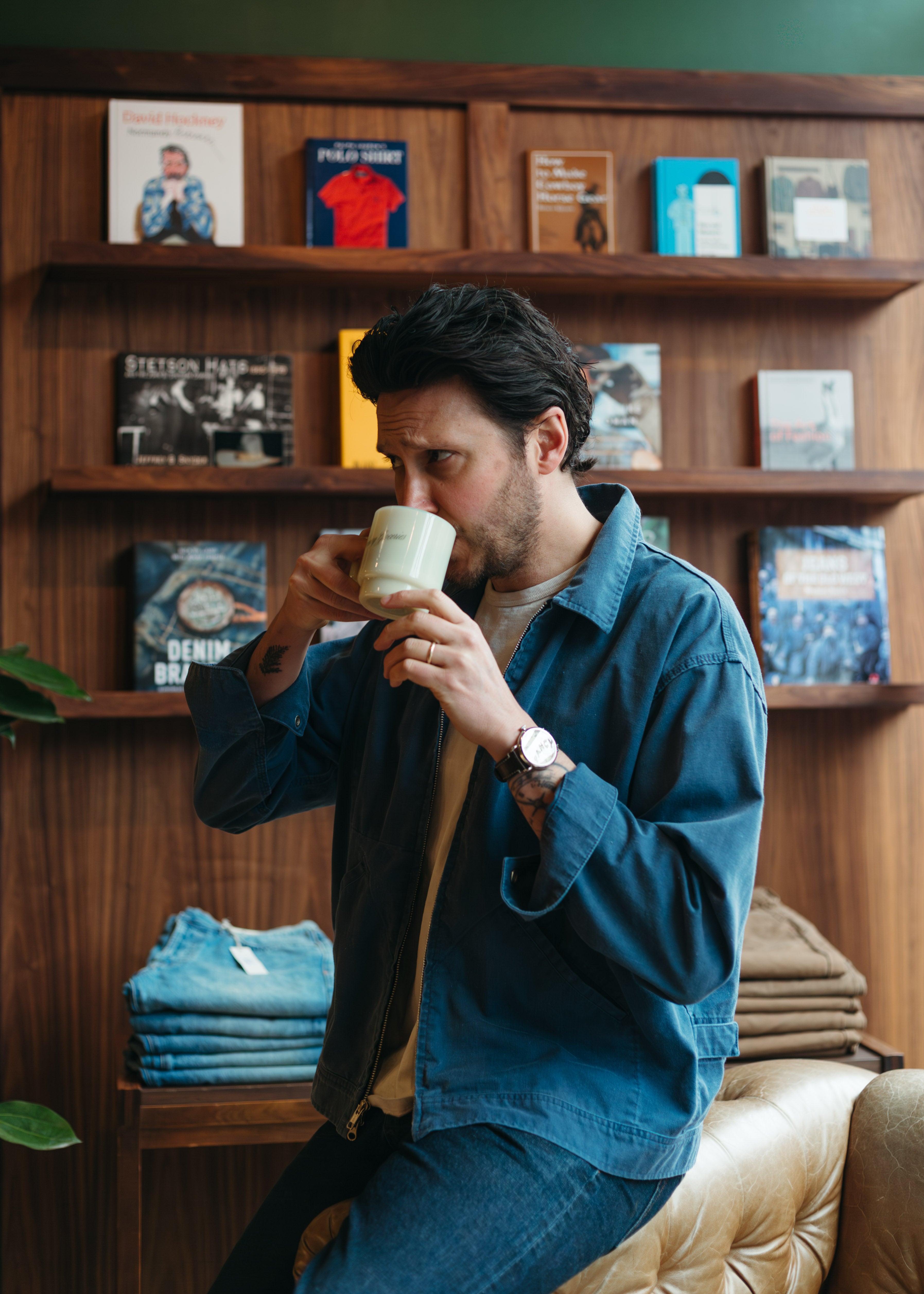 Randy's Garments 7oz Indigo Dyed Mechanics Jacket