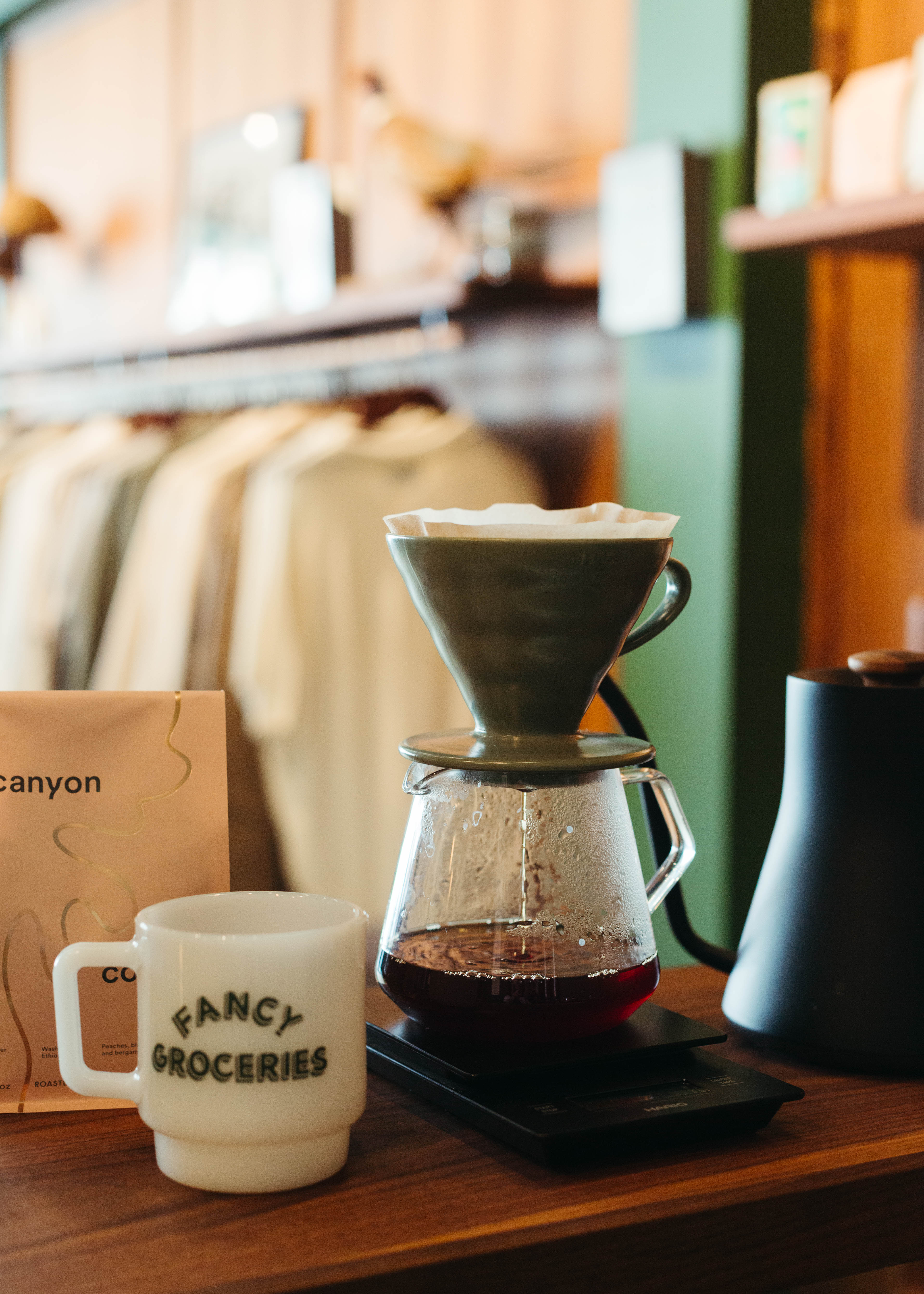 Milk Glass Mug in White