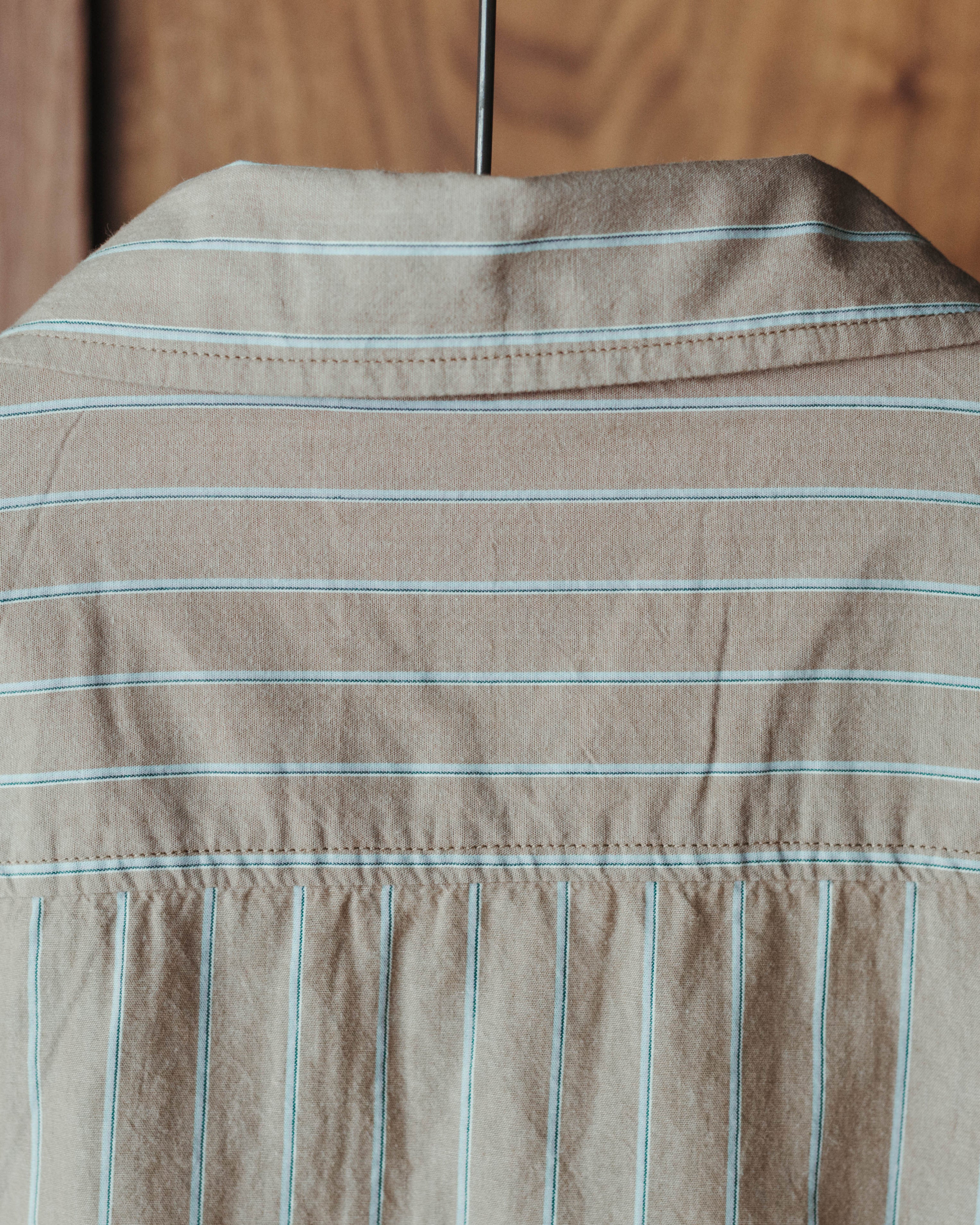 Corridor Tan Stripe Button Up