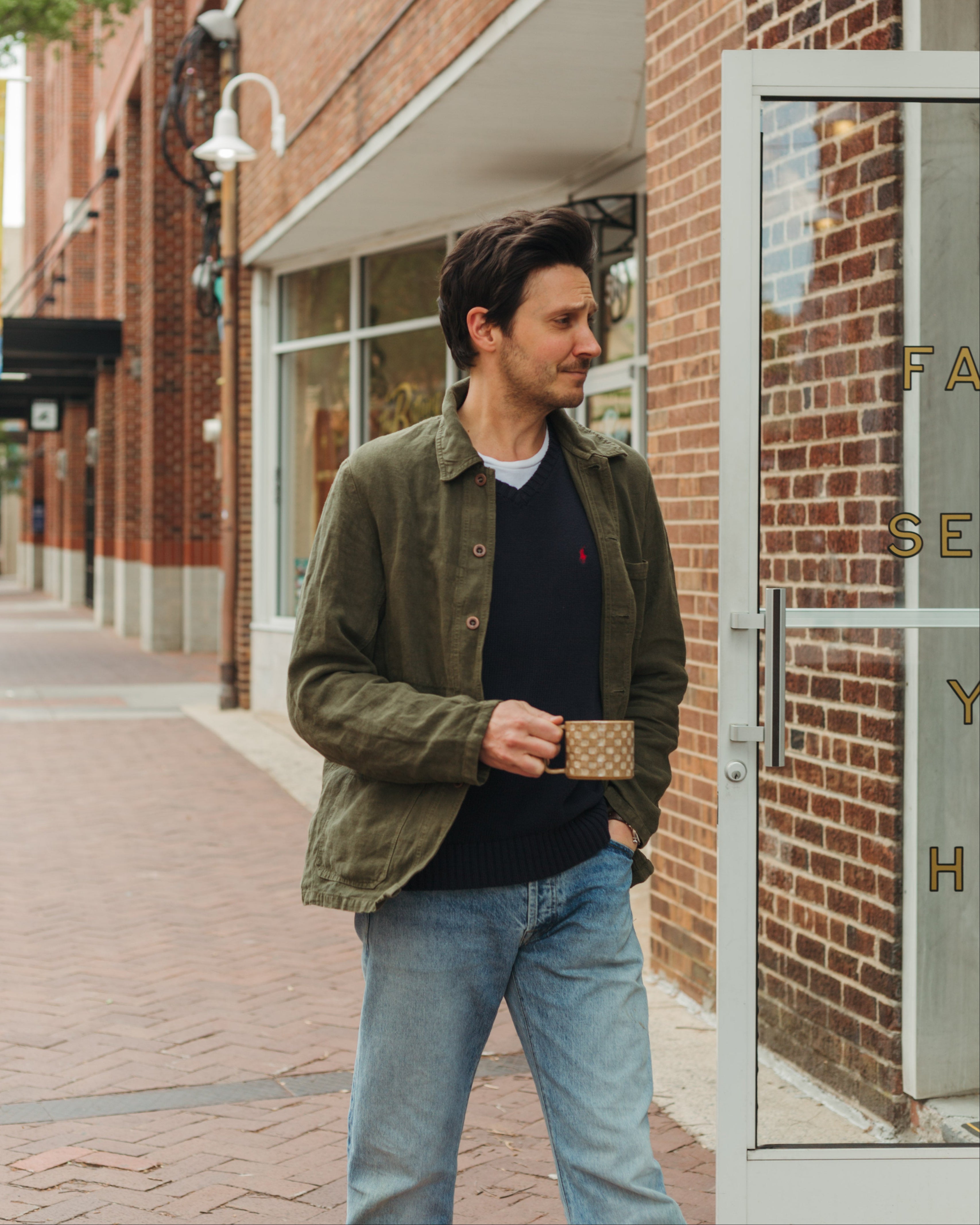 Vetra Heavy Linen Chore Jacket