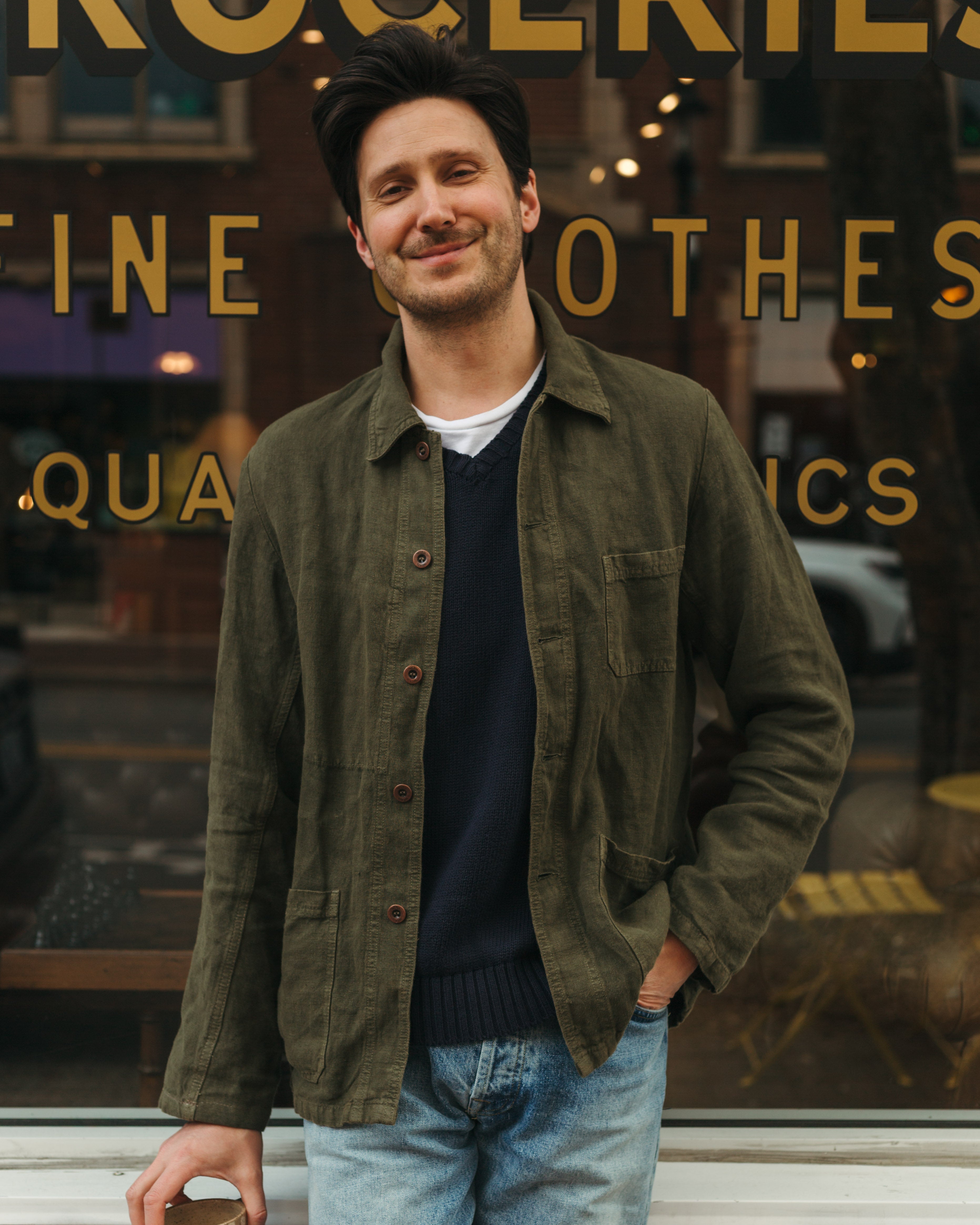 Vetra Heavy Linen Chore Jacket