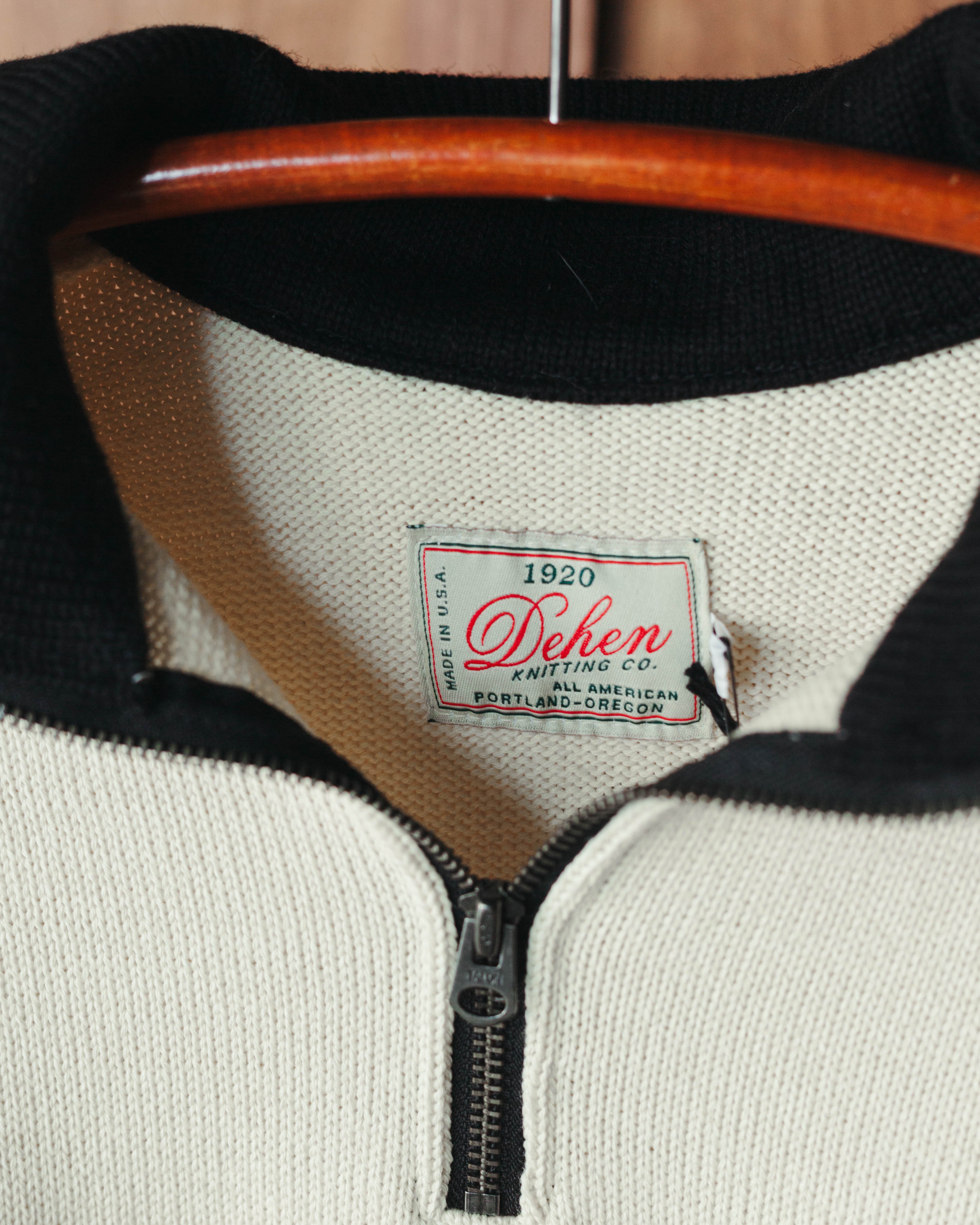 Motorcycle Sweater - Off White / Black by Dehen1920