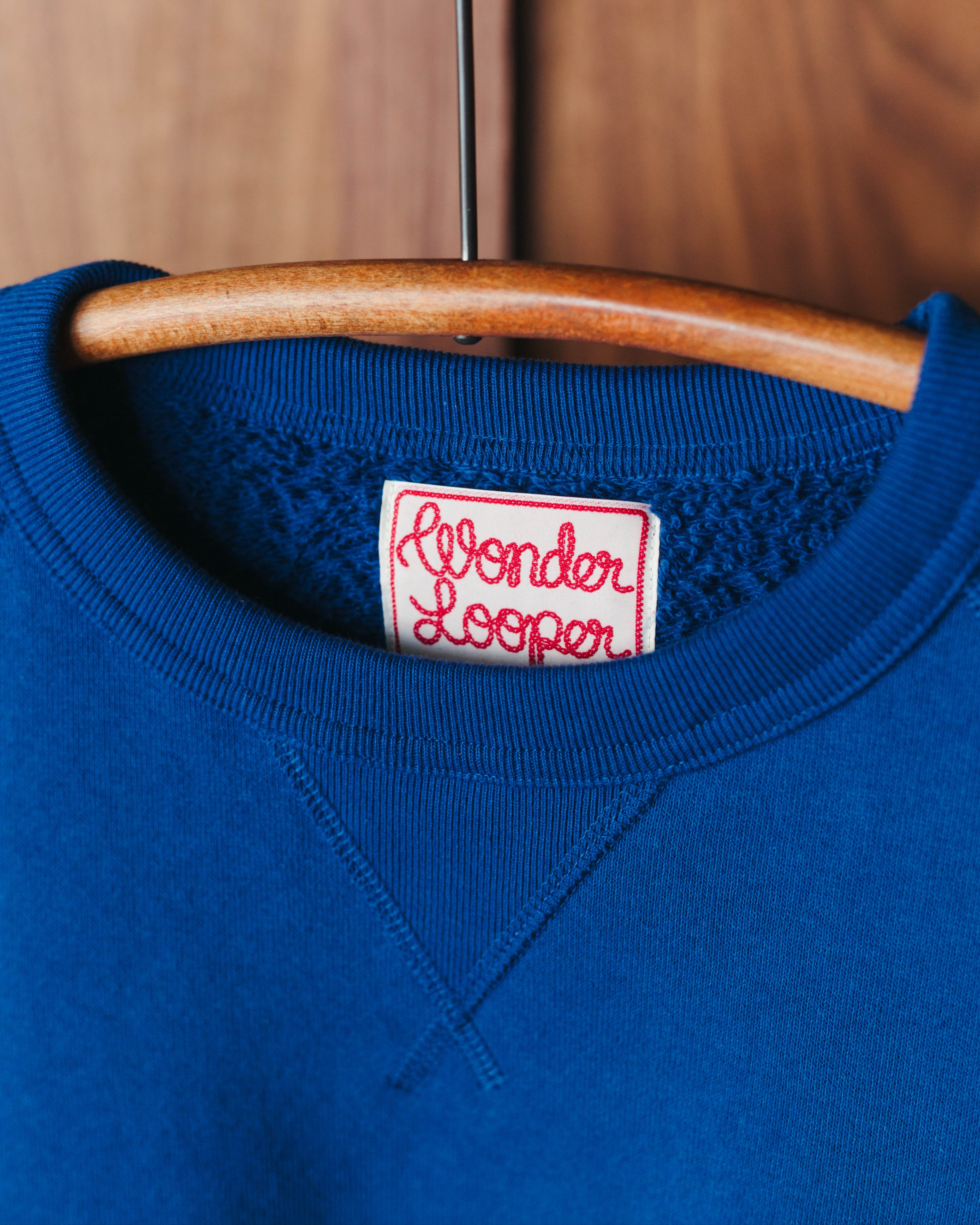 Pullover Crewneck - Super Looper French Terry - Varsity Blue