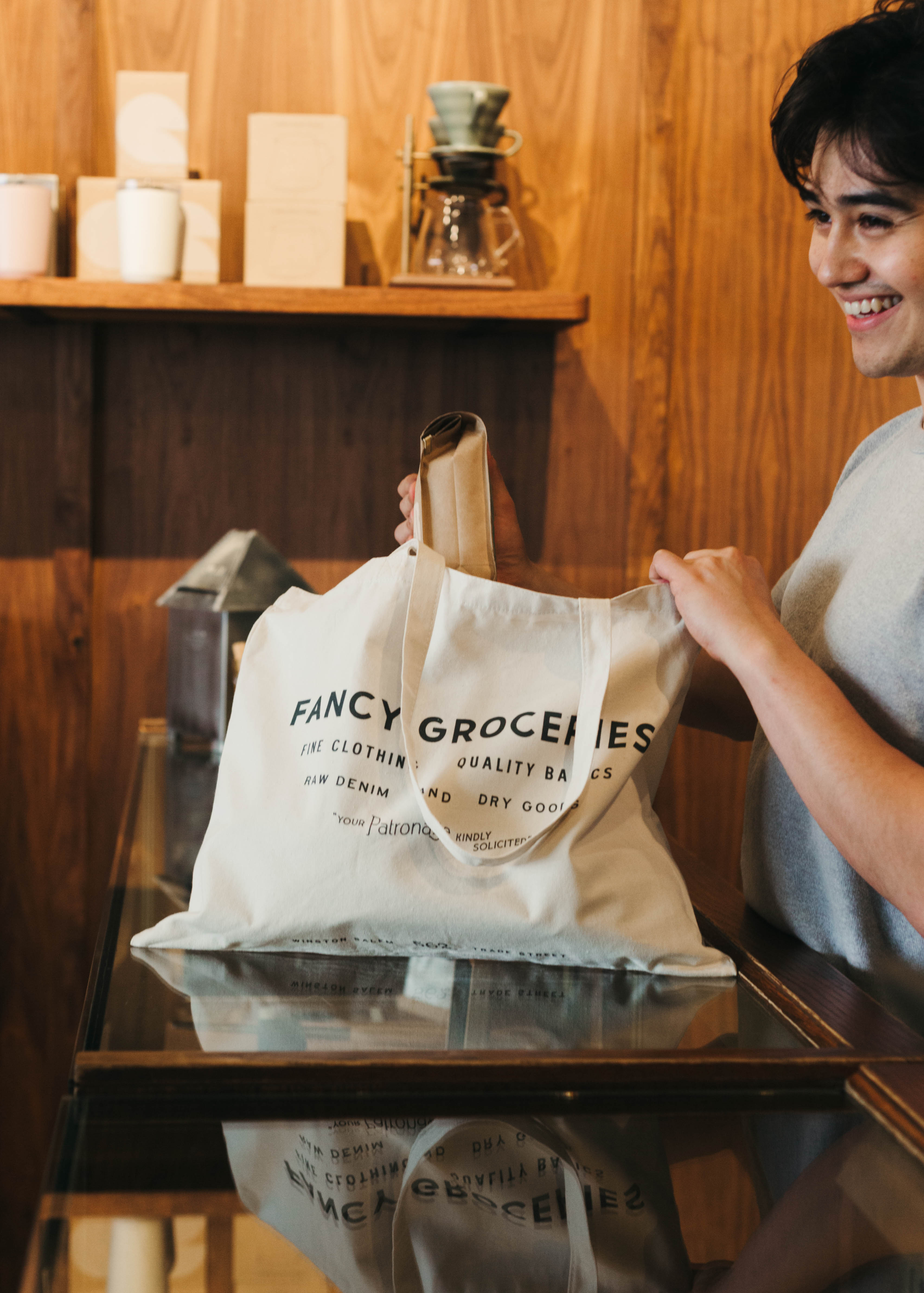 Fancy Groceries Tote Bag