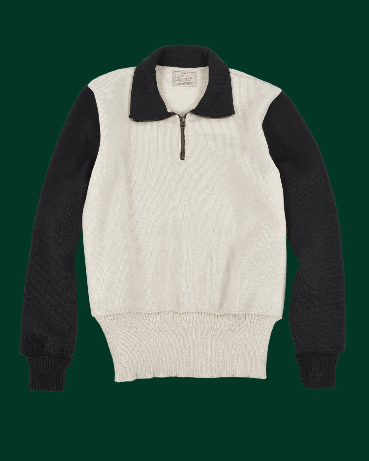 Motorcycle Sweater - Off White / Black by Dehen1920