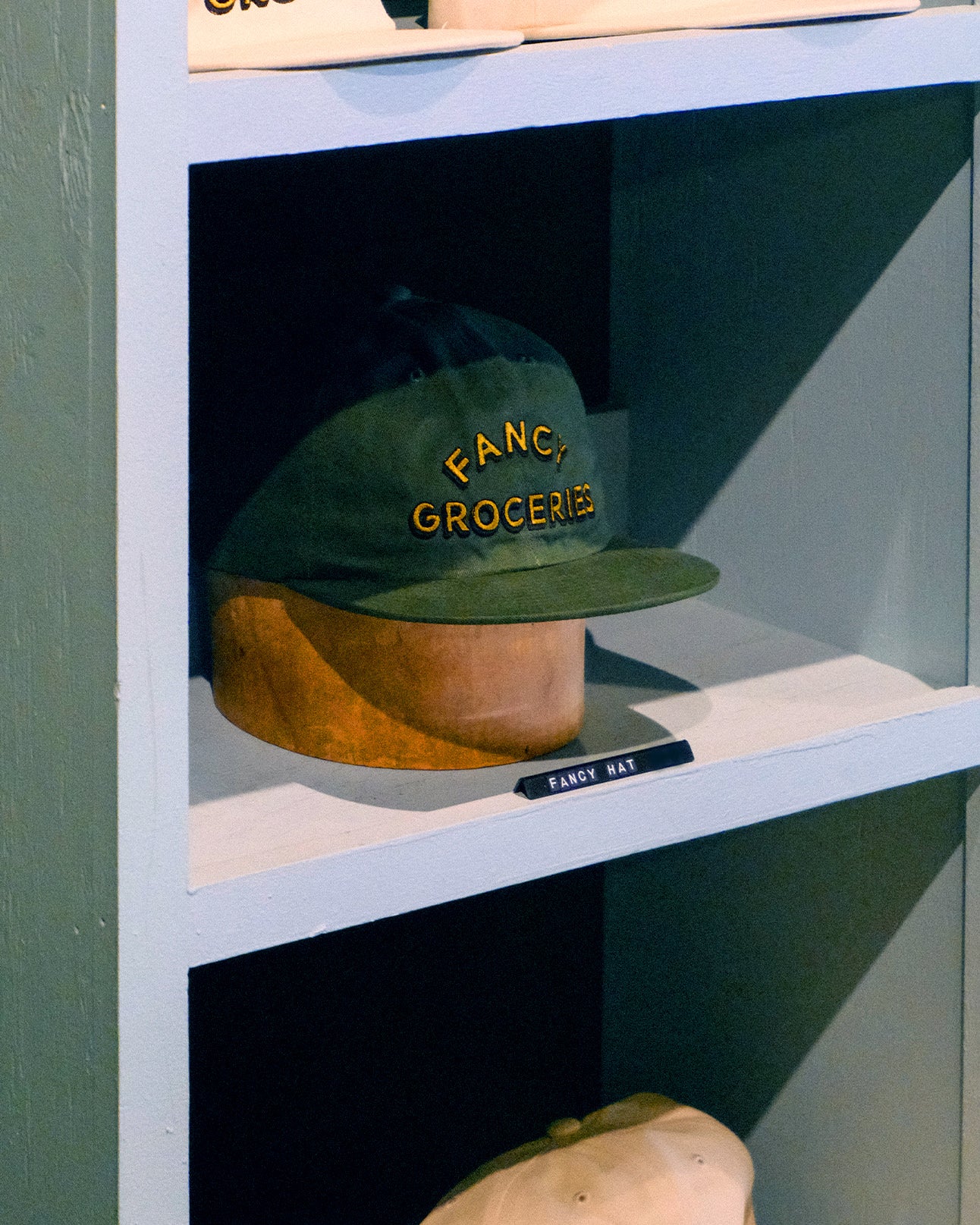 Embroidered Cap in Green