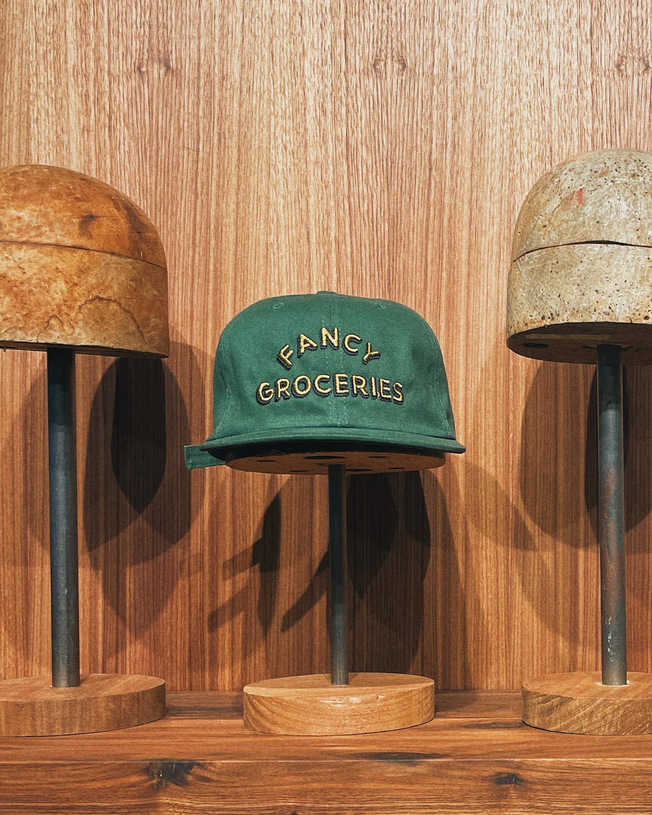 Embroidered Cap in Green