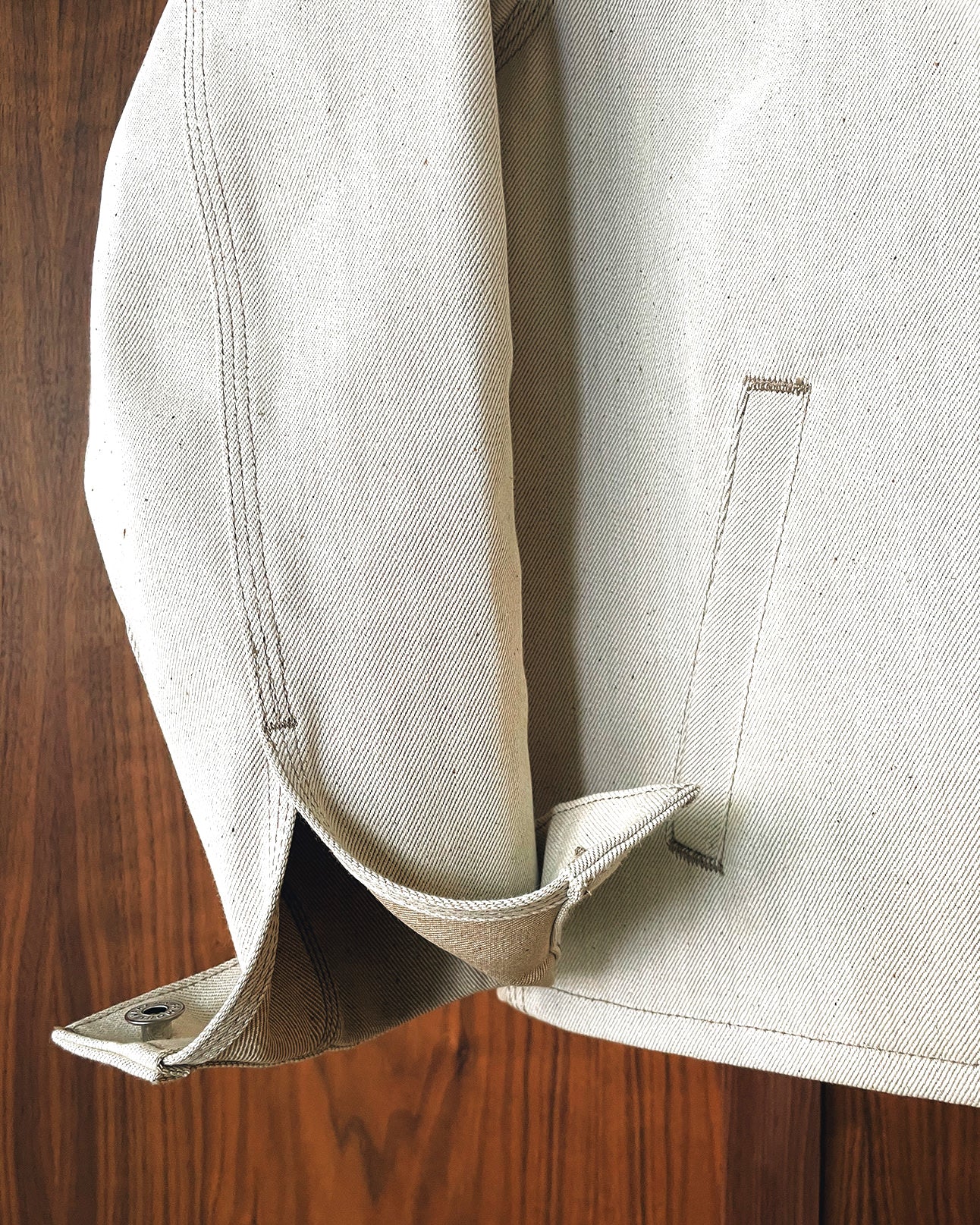 Naked & Famous Ecru Foxfibre® Selvedge Jacket