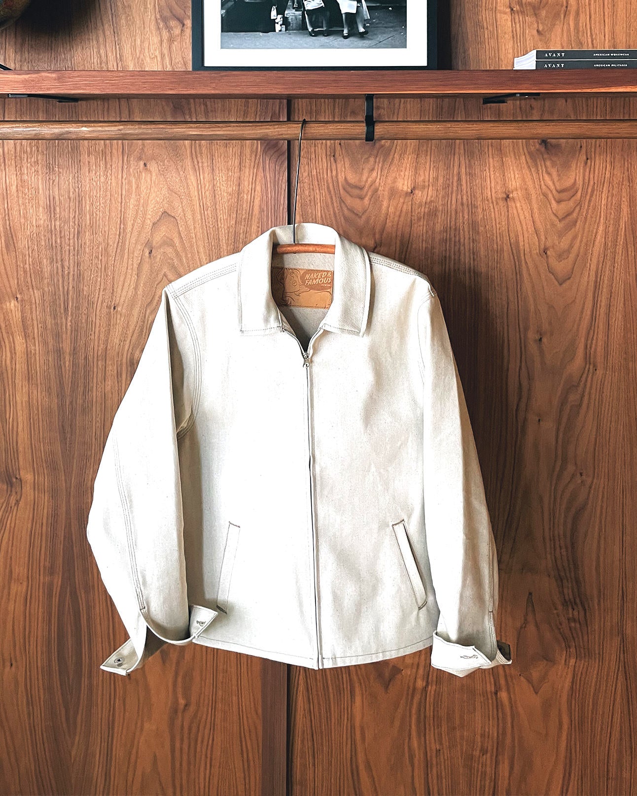 Naked & Famous Ecru Foxfibre® Selvedge Jacket