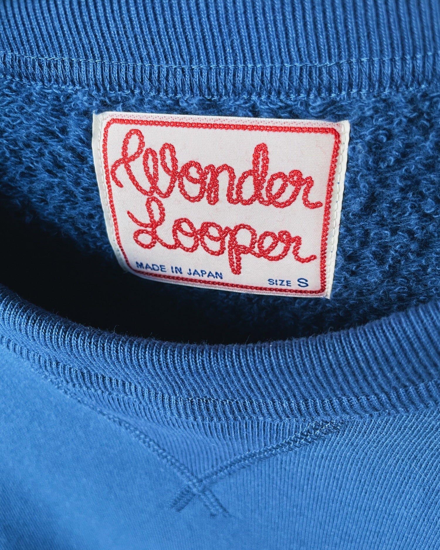 Pullover Crewneck - Super Looper French Terry - Varsity Blue