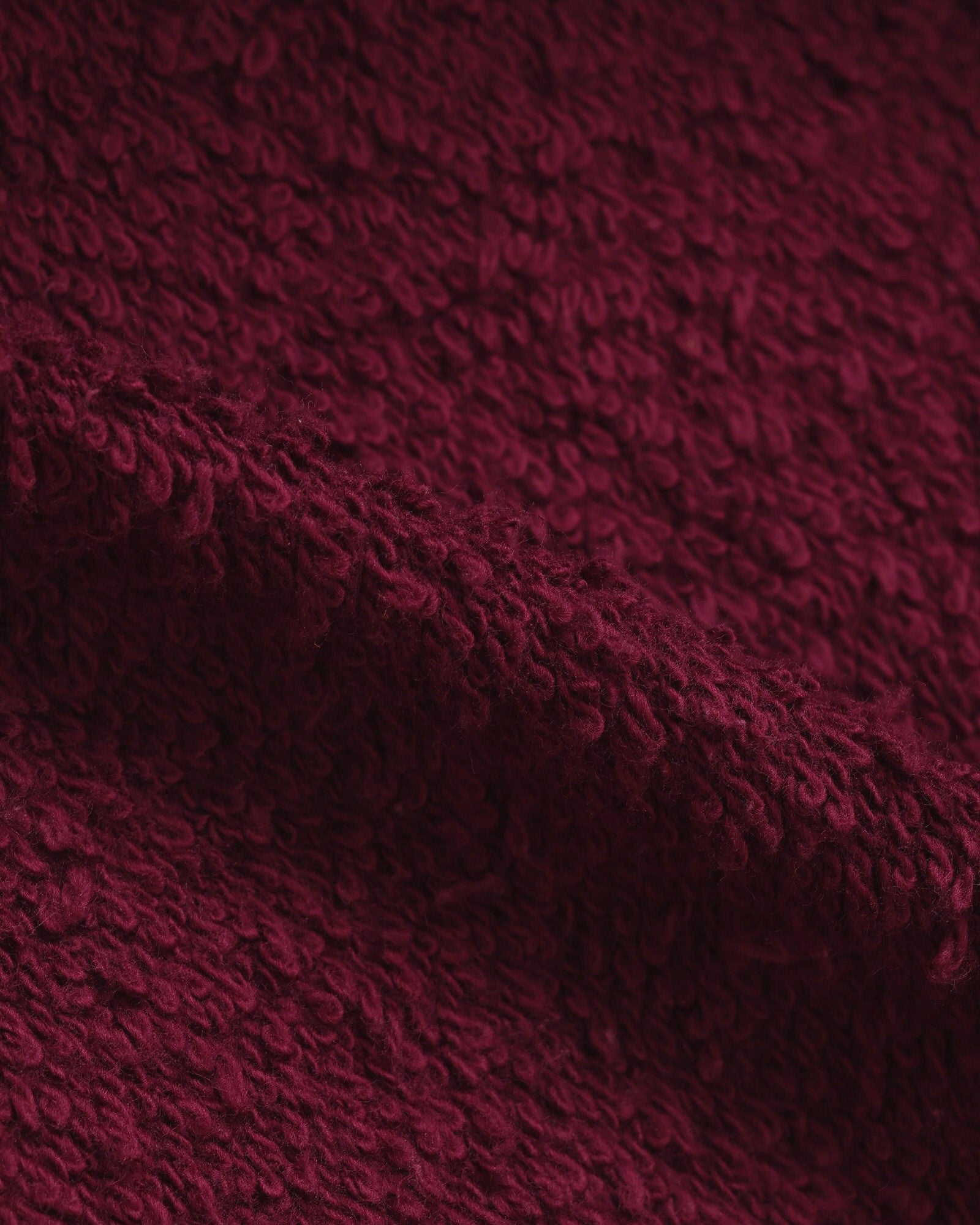 Wonder Looper Pullover Crewneck - Super Looper French Terry - Burgundy