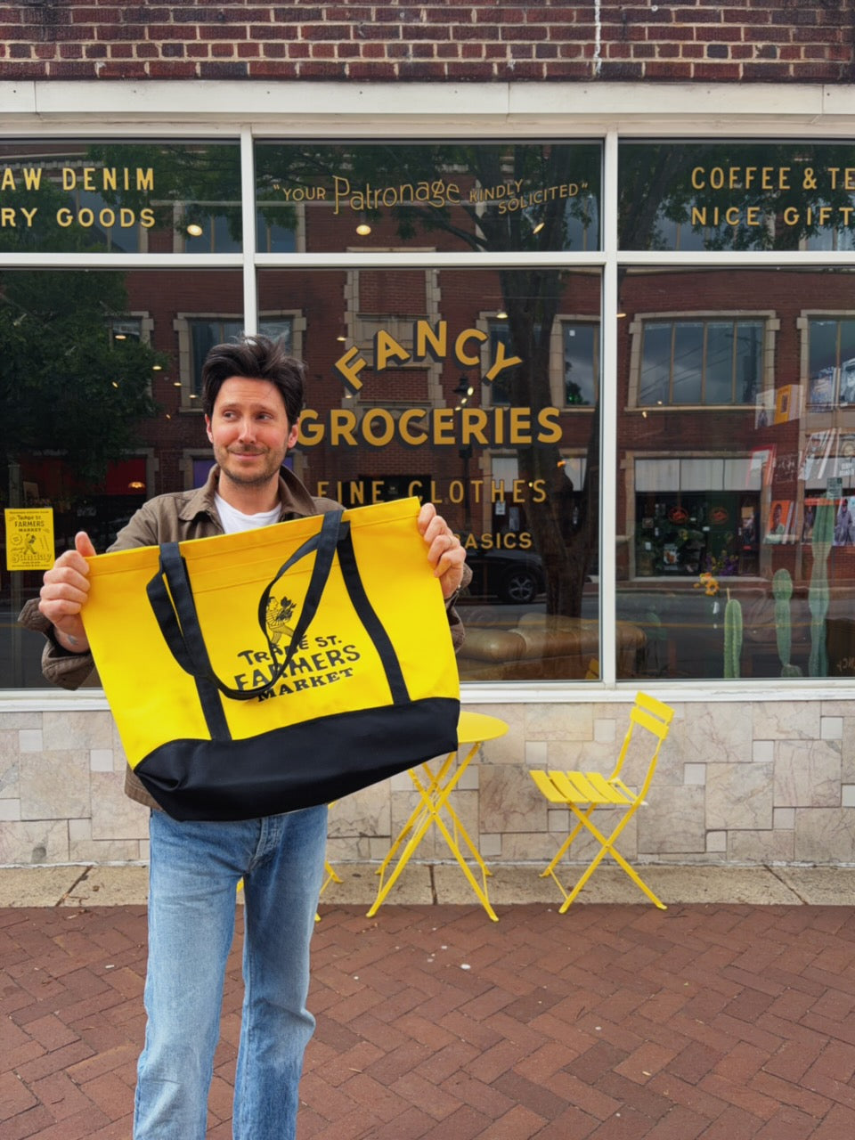 TSFM USA Made Yellow Tote Bag