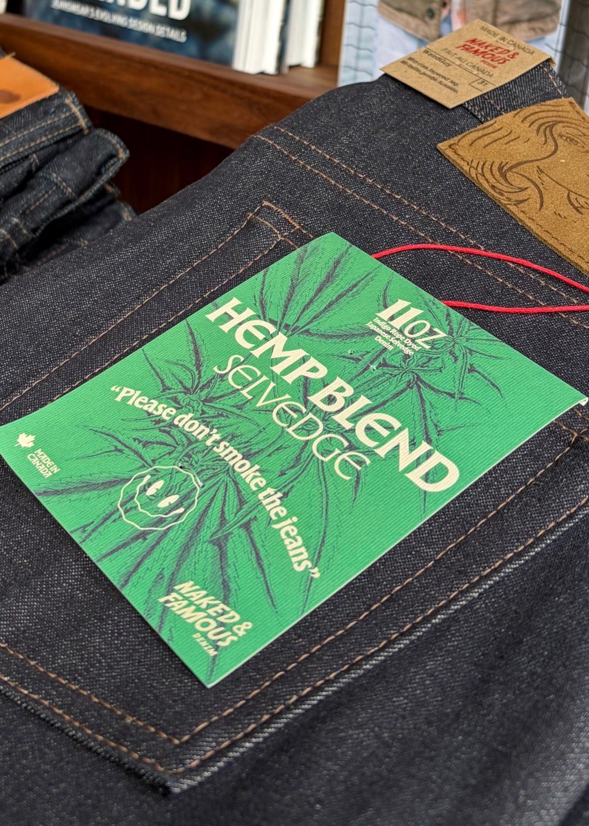 Naked & Famous Hemp Denim