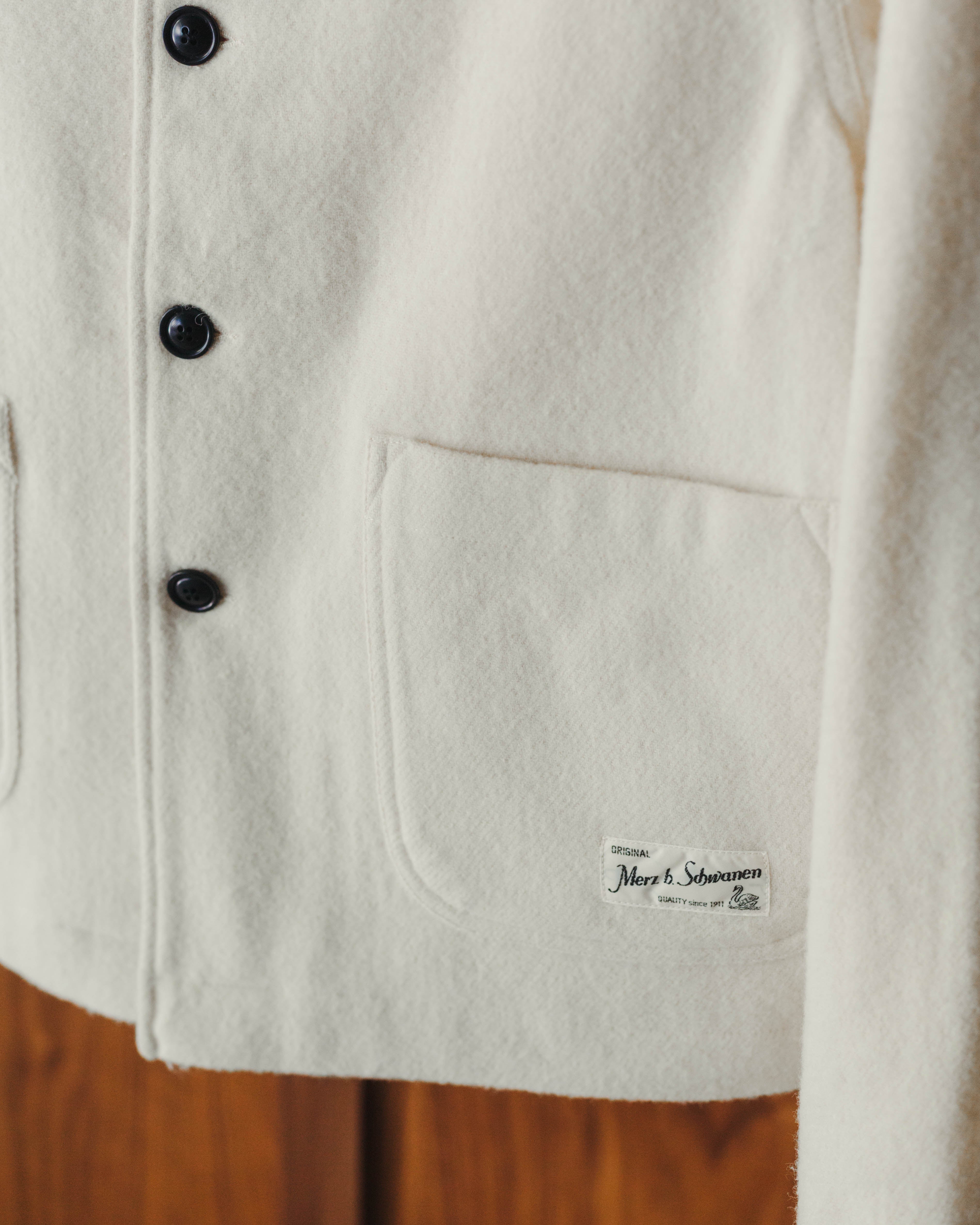 Merz B Schwanen Portuguese Wool Cropped Jacket