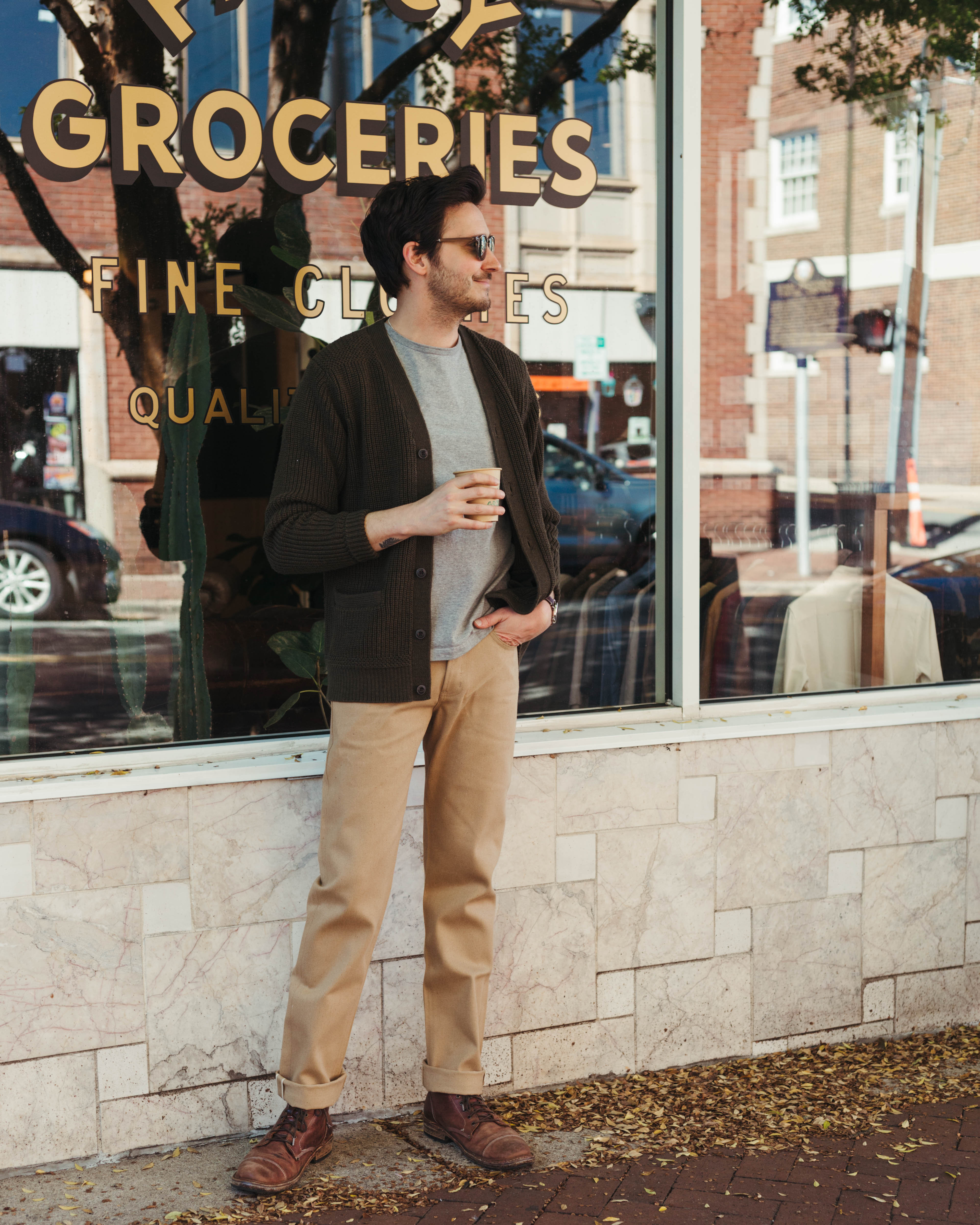 Naked & Famous 100% Brown FoxFibre® Selvedge