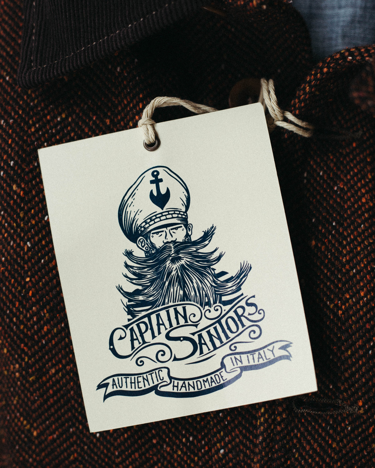 Captain Santors Wool Hunting Jacket in Orange