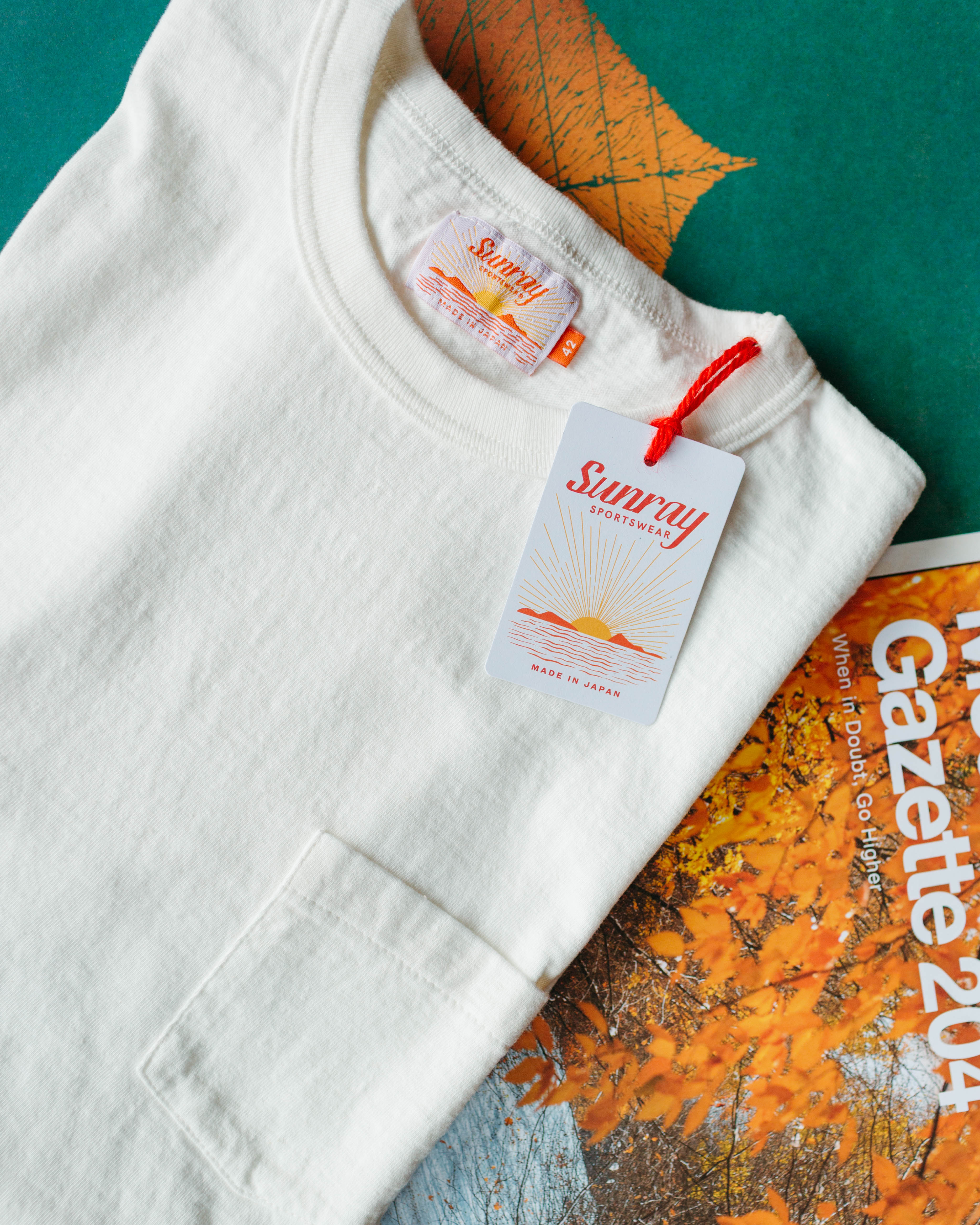 Sunray White Pocket Tee