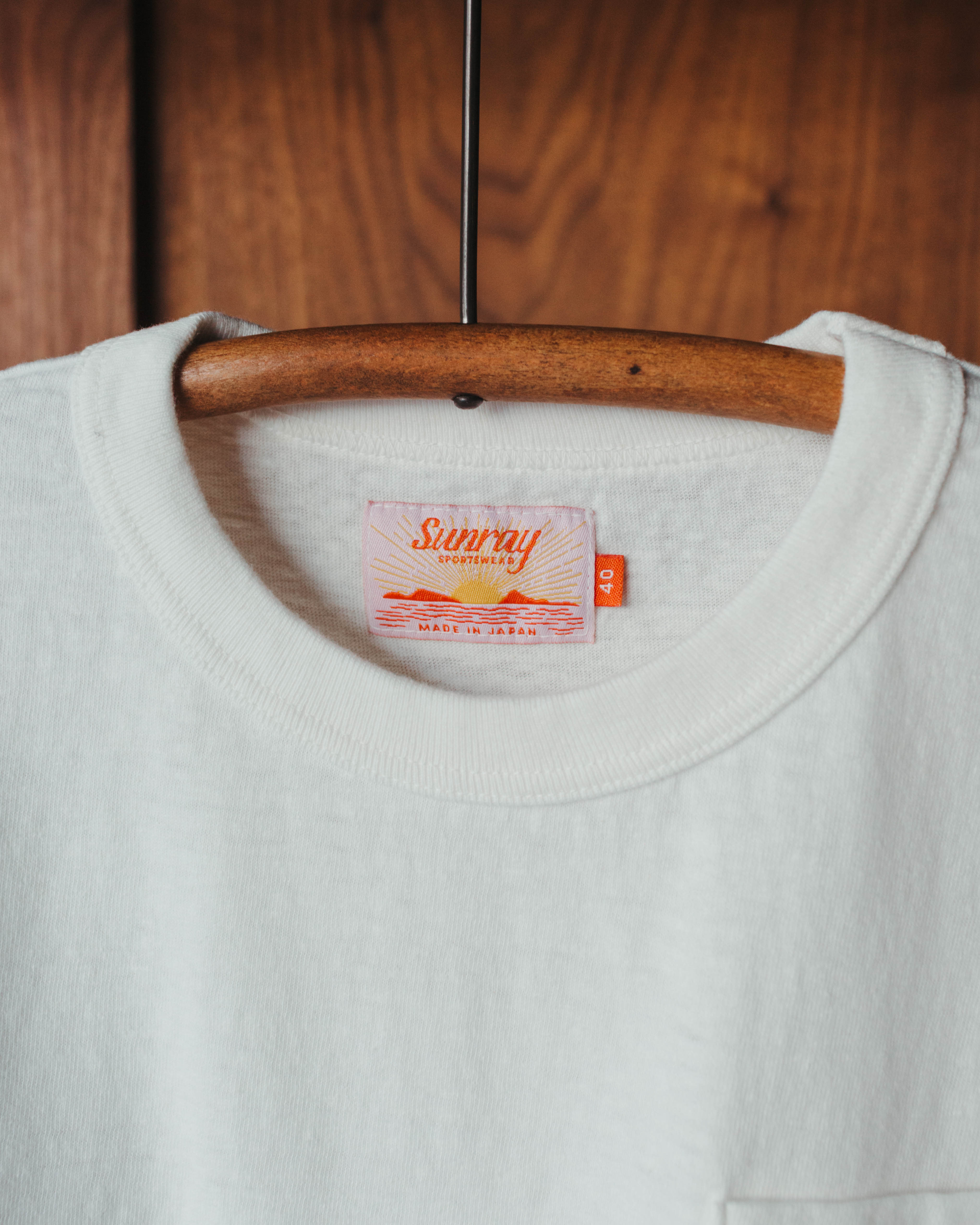 Sunray White Pocket Tee