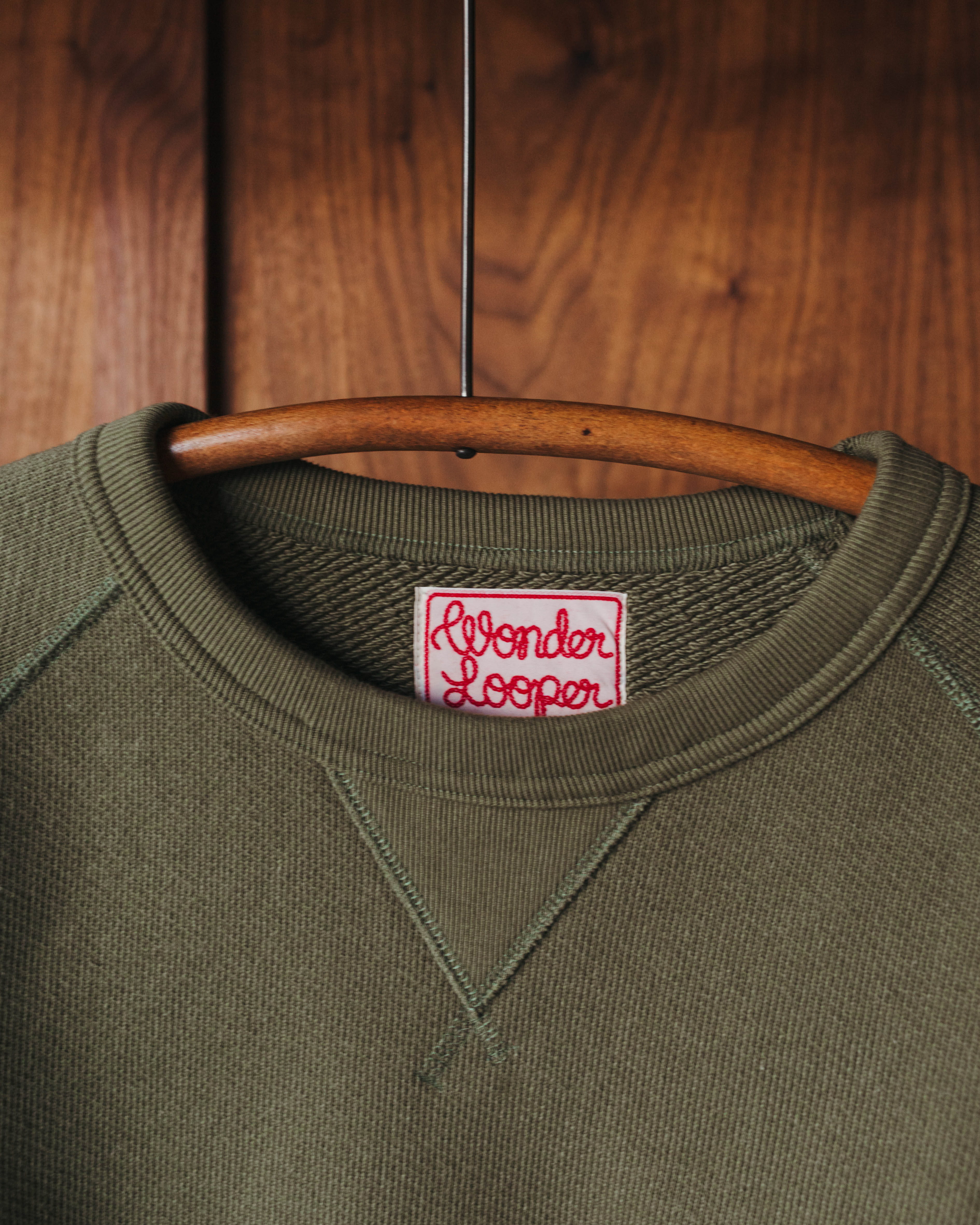 Wonder Looper Double Heavy Weight French Terry Crew Neck