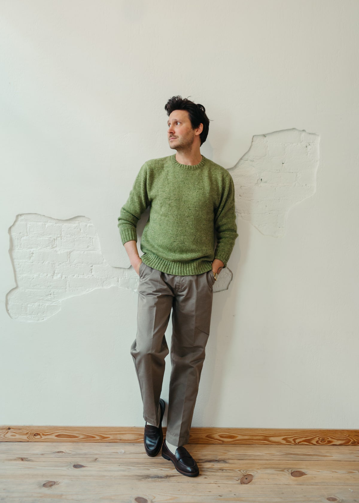 Knickerbocker Tapered TwillForm Pant in Dried Laurel
