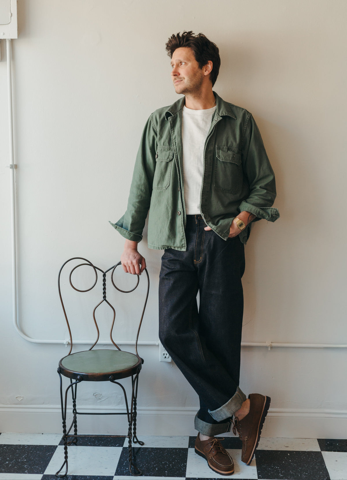 Naked & Famous Harionago Selvedge in Strong Guy
