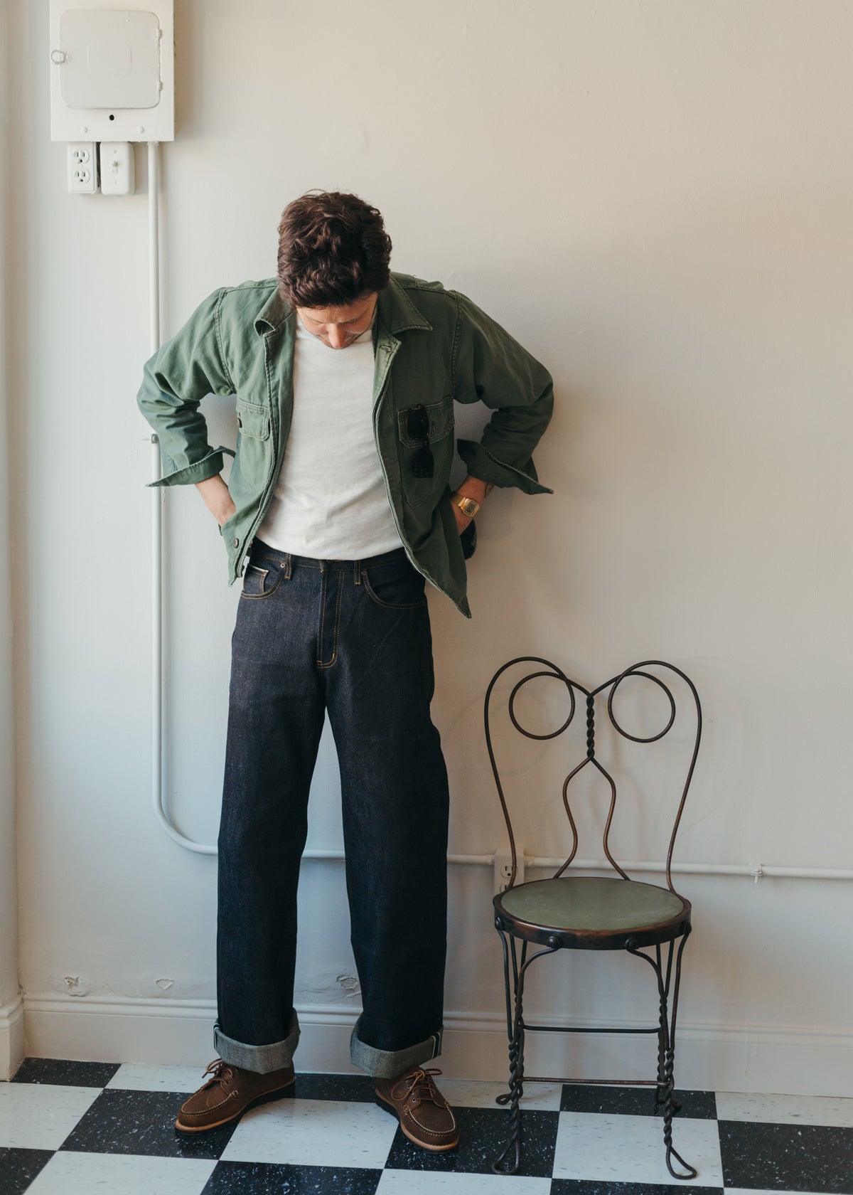 Naked & Famous Harionago Selvedge in Strong Guy