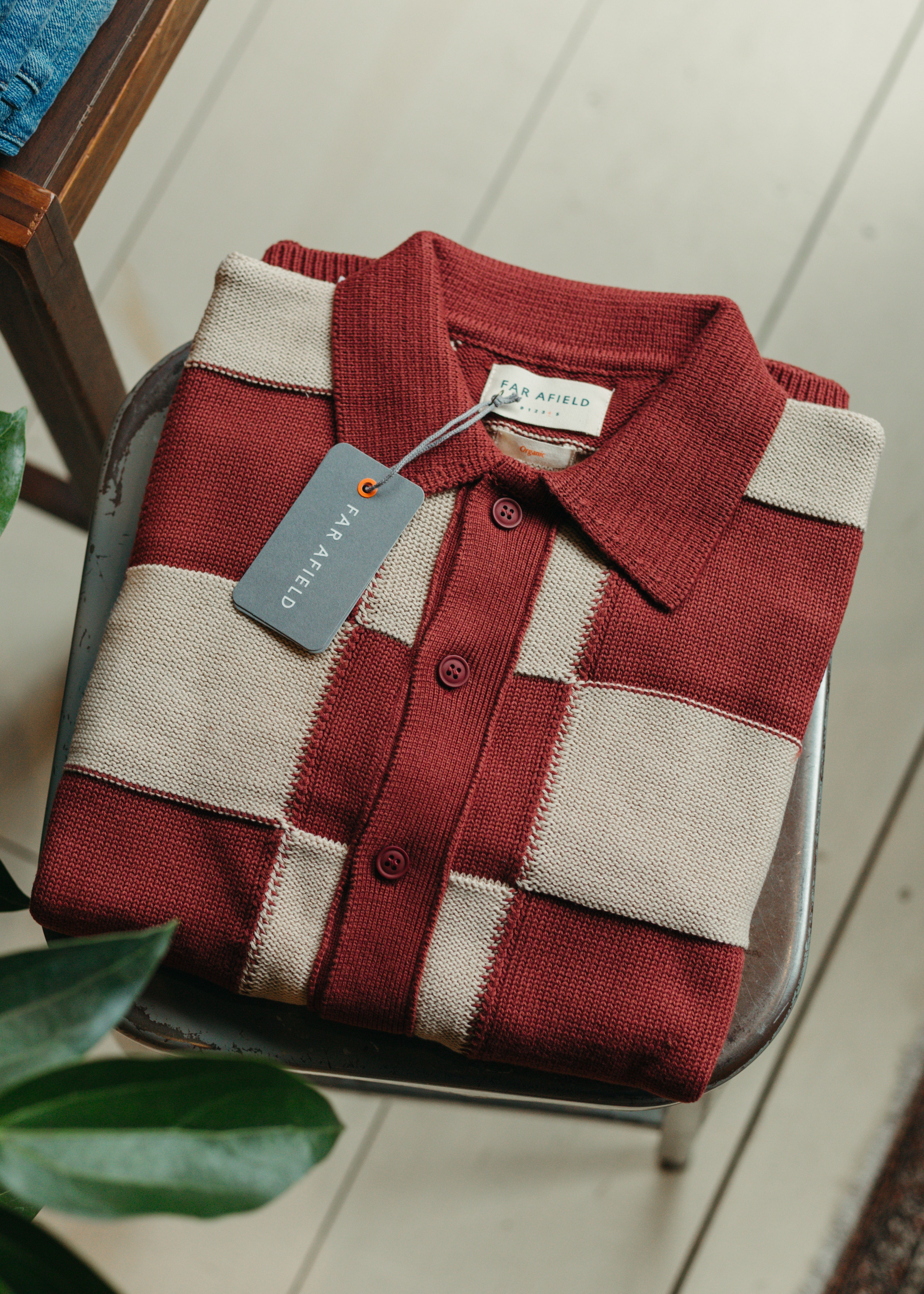 Far Afield Velzy Knit Patchwork Cardigan