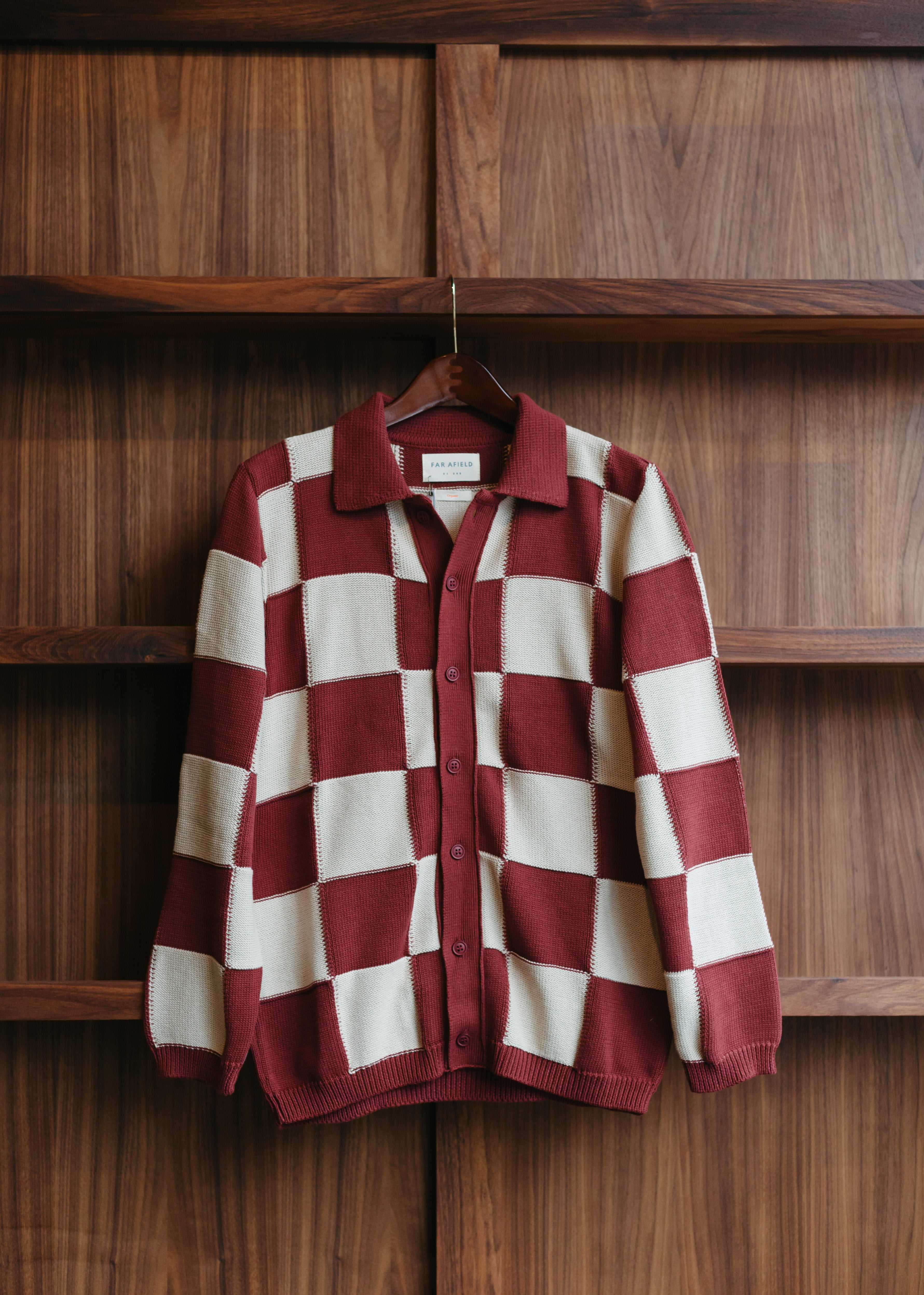 Far Afield Velzy Knit Patchwork Cardigan