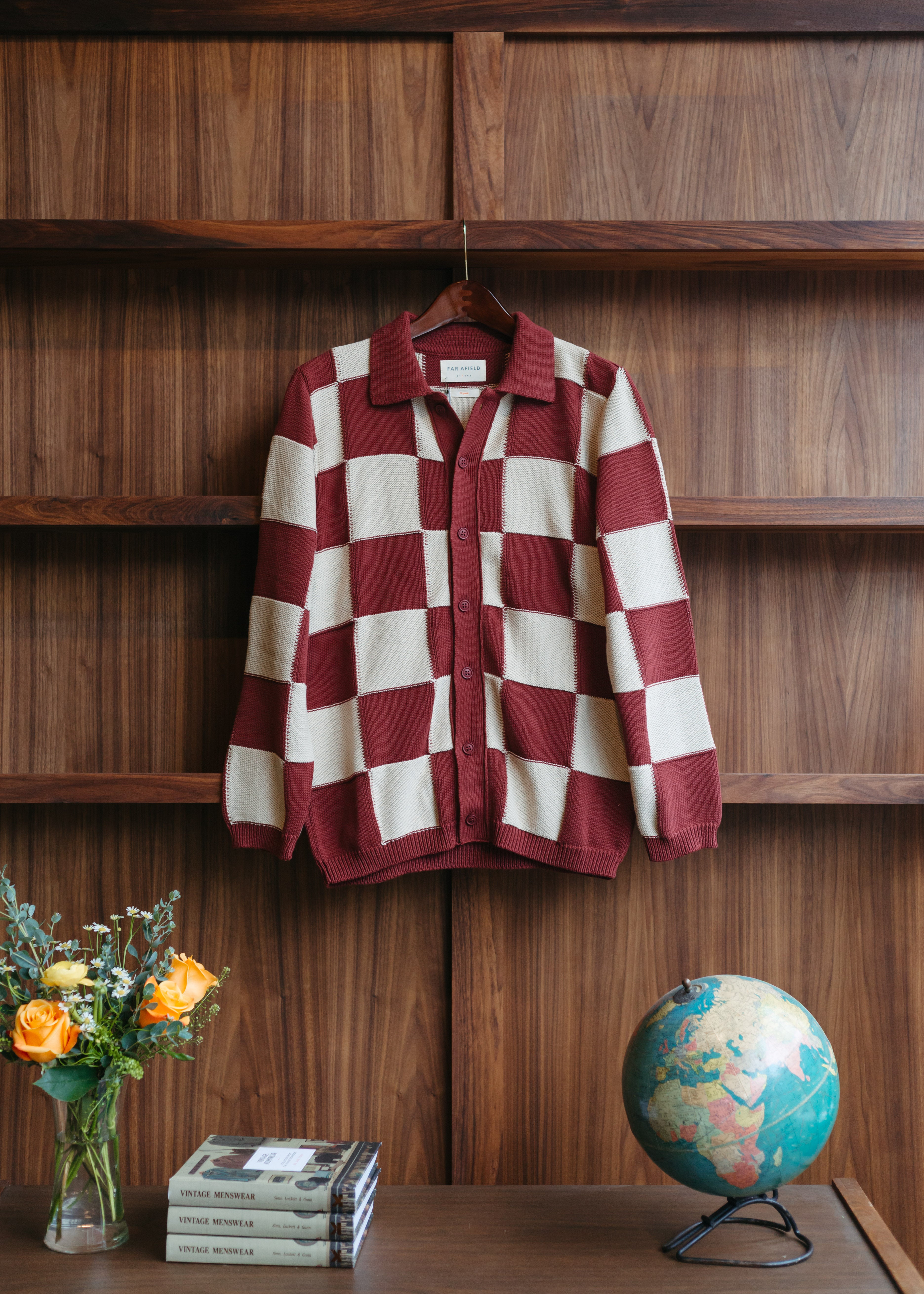 Far Afield Velzy Knit Patchwork Cardigan