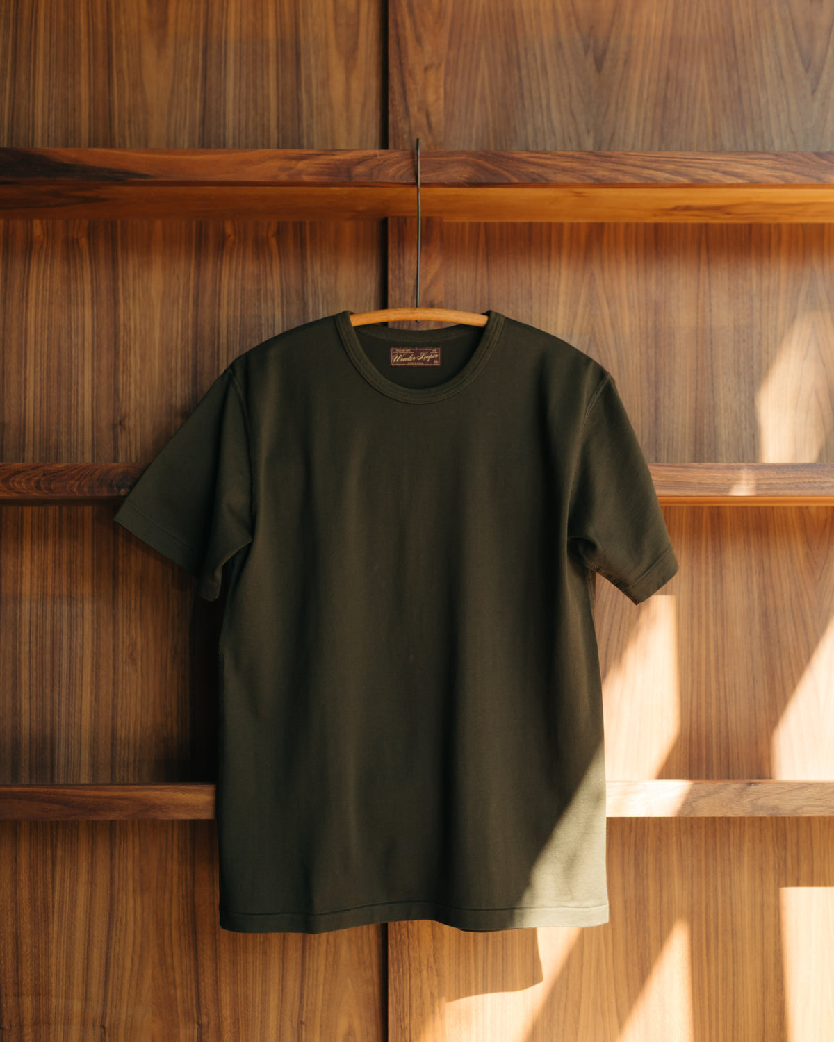 Wonder Looper Ultimate Pima Tsuriami Tee in Khaki