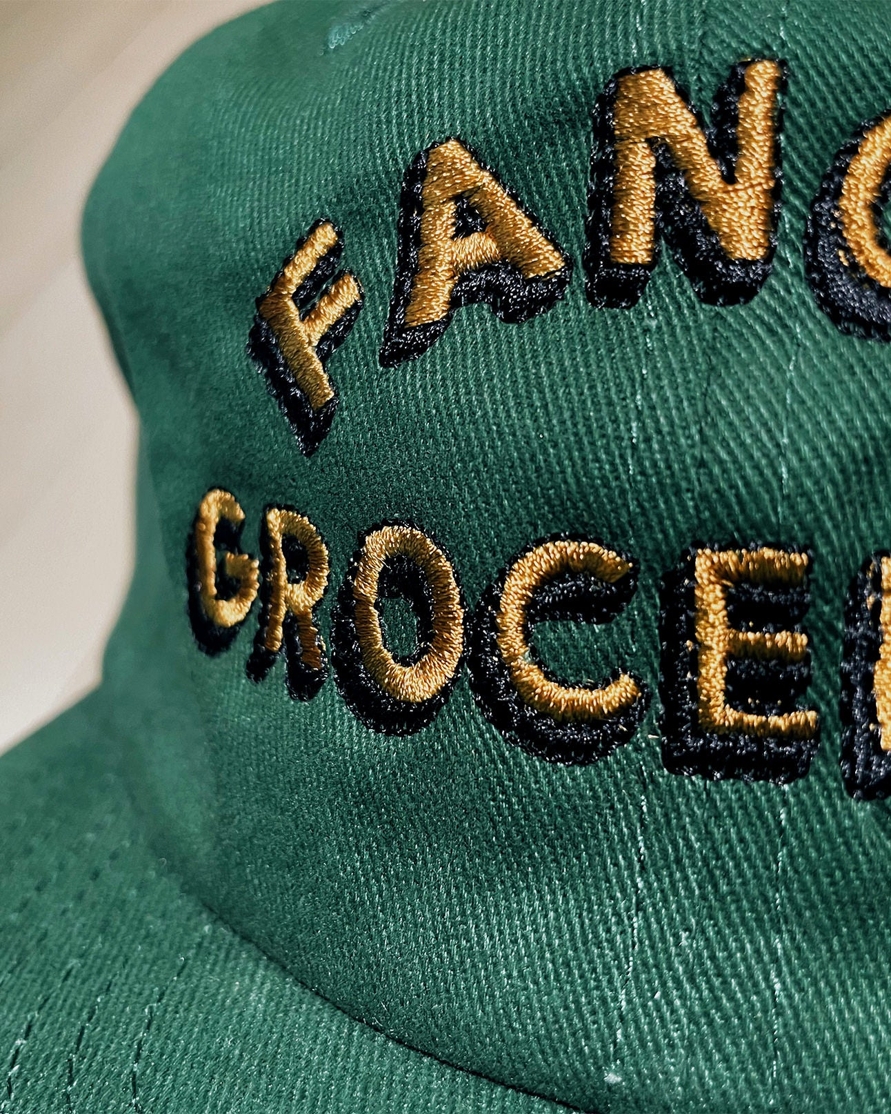 Embroidered Cap in Green