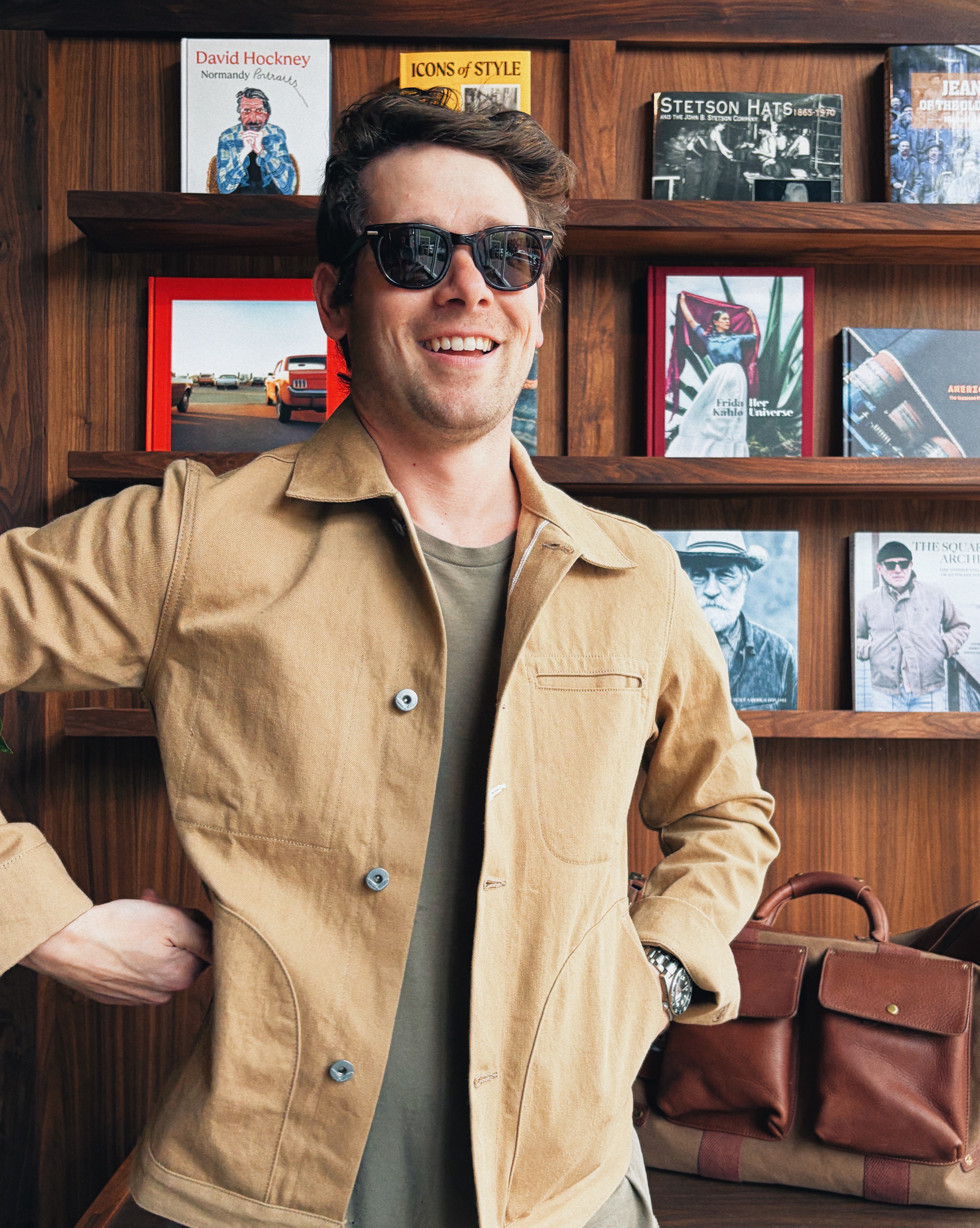 Rogue Territory Supply Jacket in Tan 13.5oz Japanese Selvedge Denim