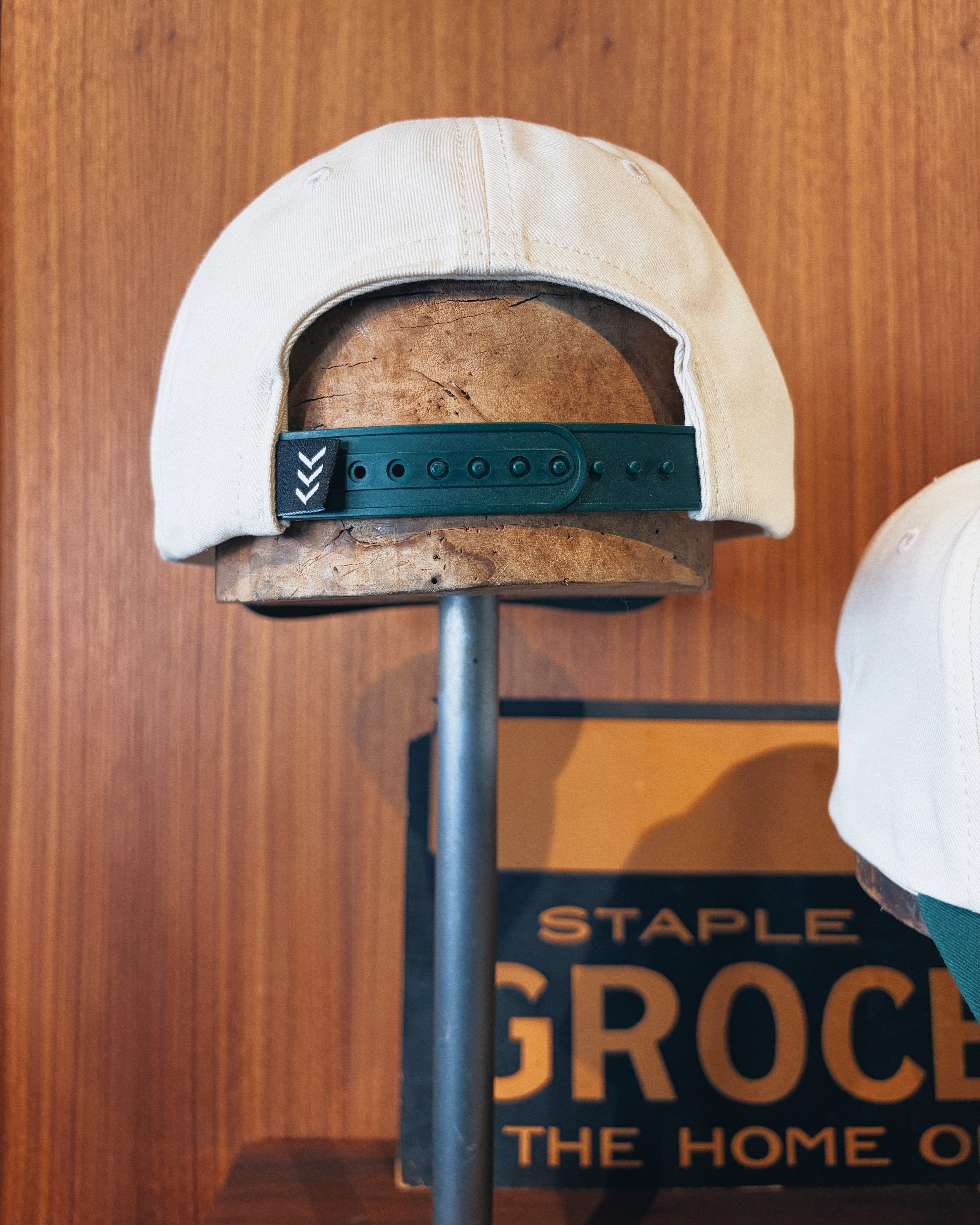 Fancy Groceries Two Tone Puff Embroidered Hat