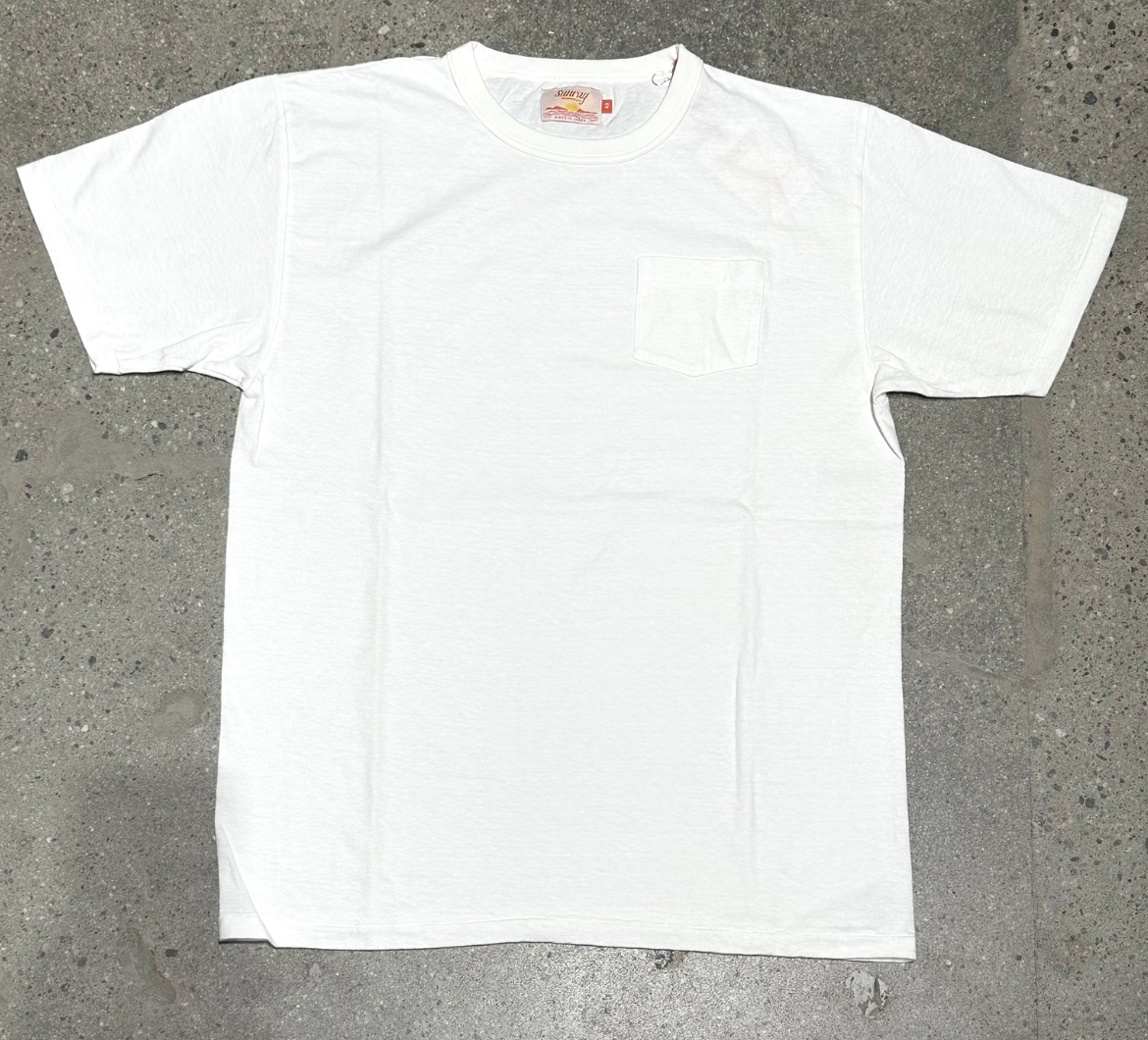 Sunray White Pocket Tee